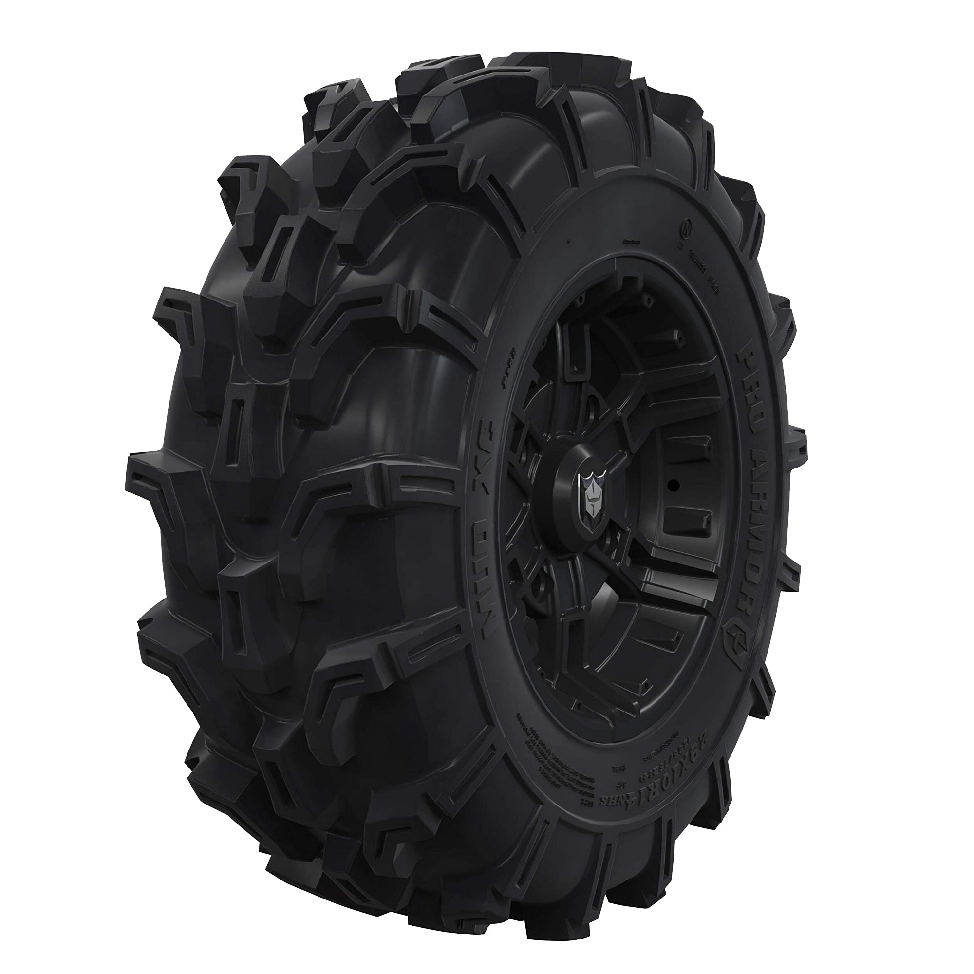 Polaris Pro Armor 2884261 Matte Buckle Rim Mud XC Tire Combo