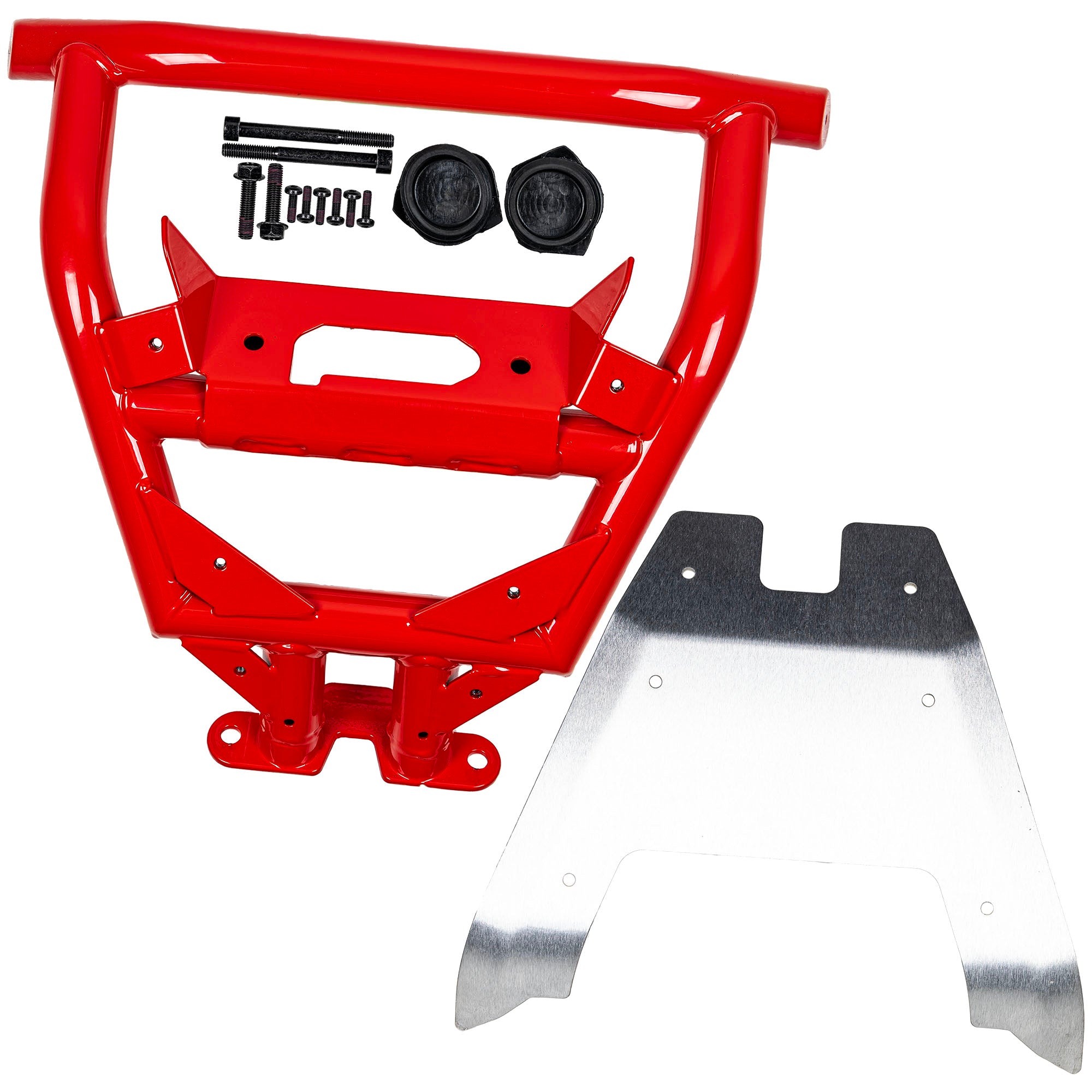 Polaris 2884355-293 Red Front Prerunner Premium Bumper RZR  Turbo  S  4