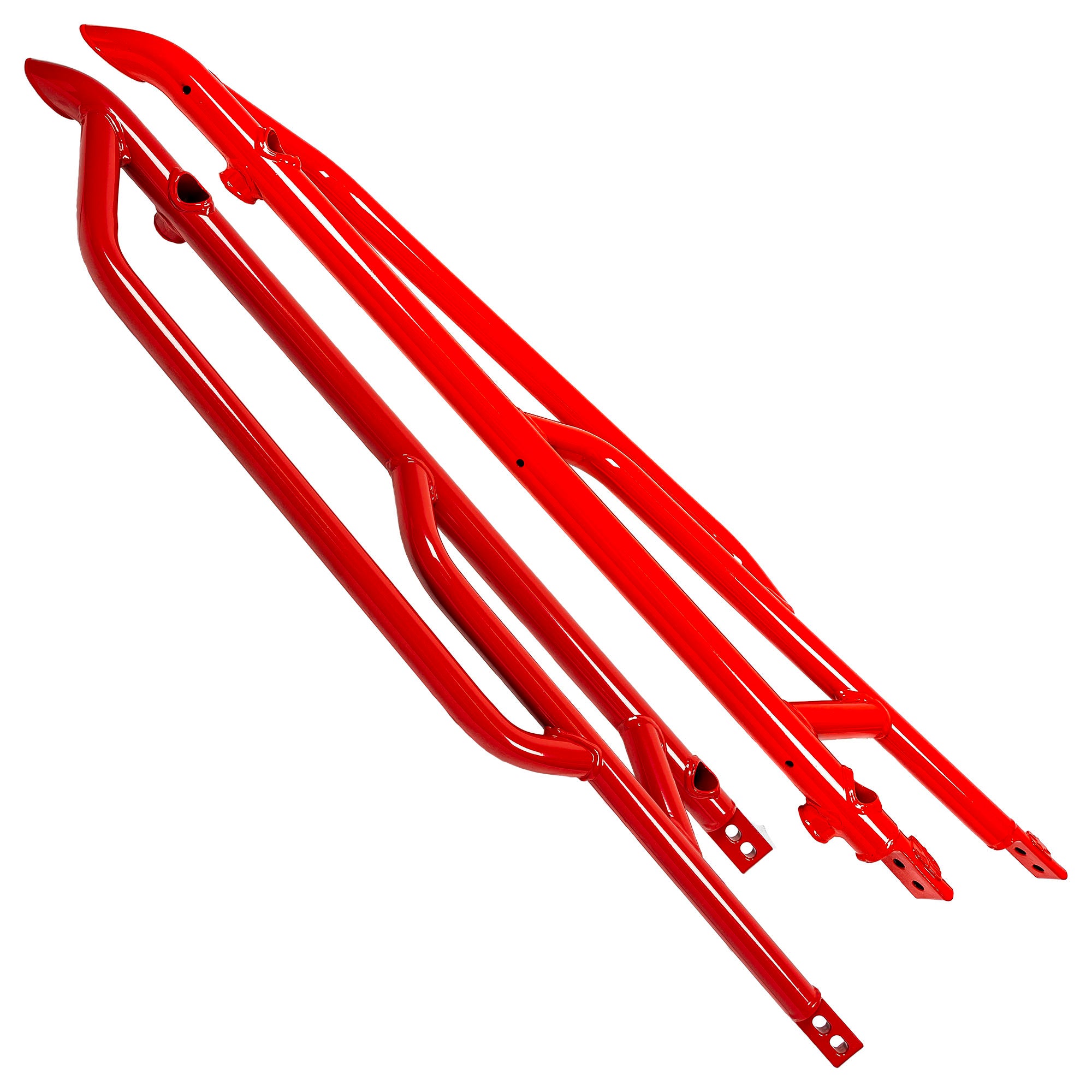 Polaris Indy Red HD Extreme Kick-Out Rock Sliders 4-Seat 2884512-293