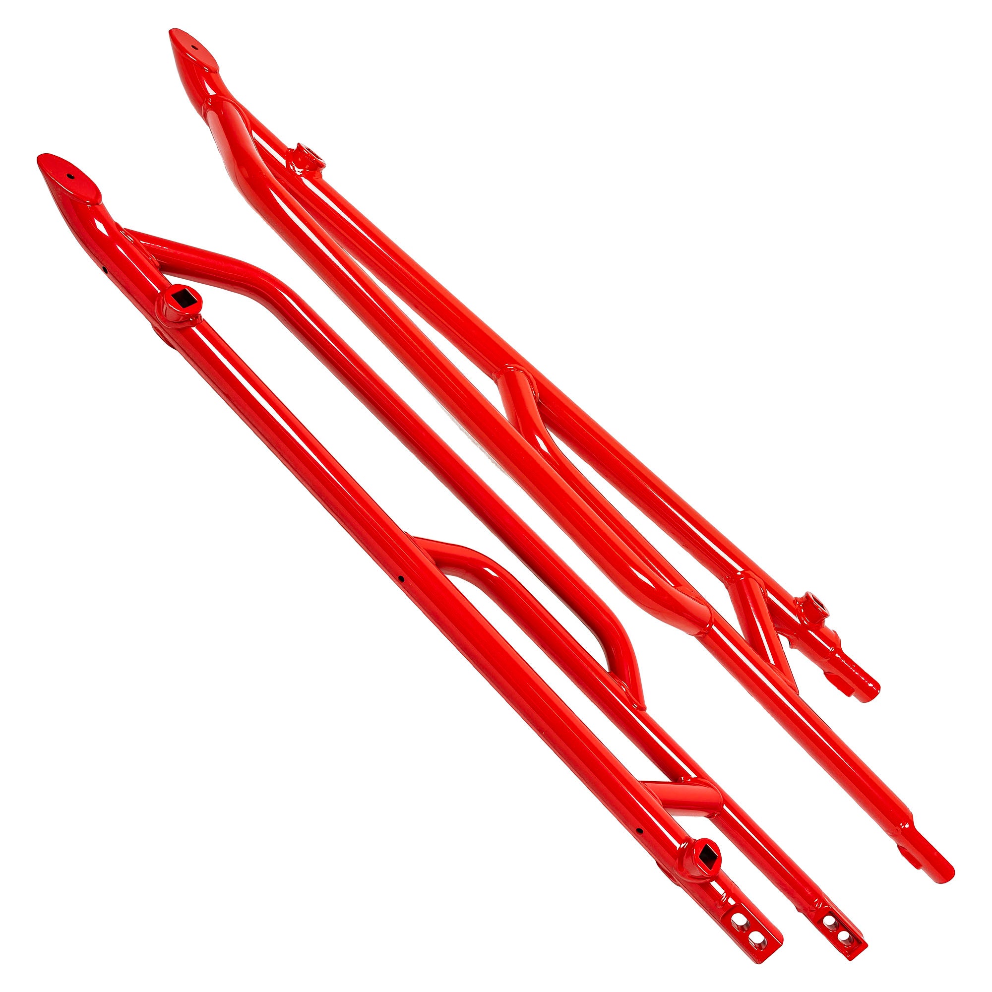 Polaris 2884512-293 Indy Red HD Extreme Kick-Out Rock Sliders 4-Seat 2024 RZR