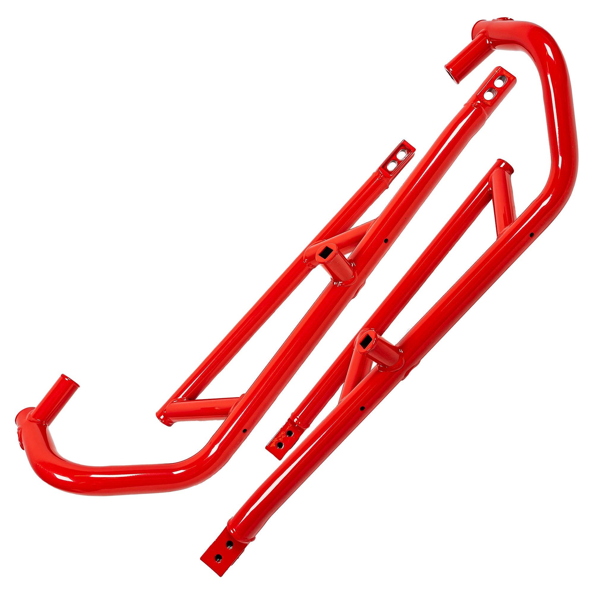 Polaris 2884512-293 Indy Red HD Extreme Kick-Out Rock Sliders 4-Seat 2024 RZR