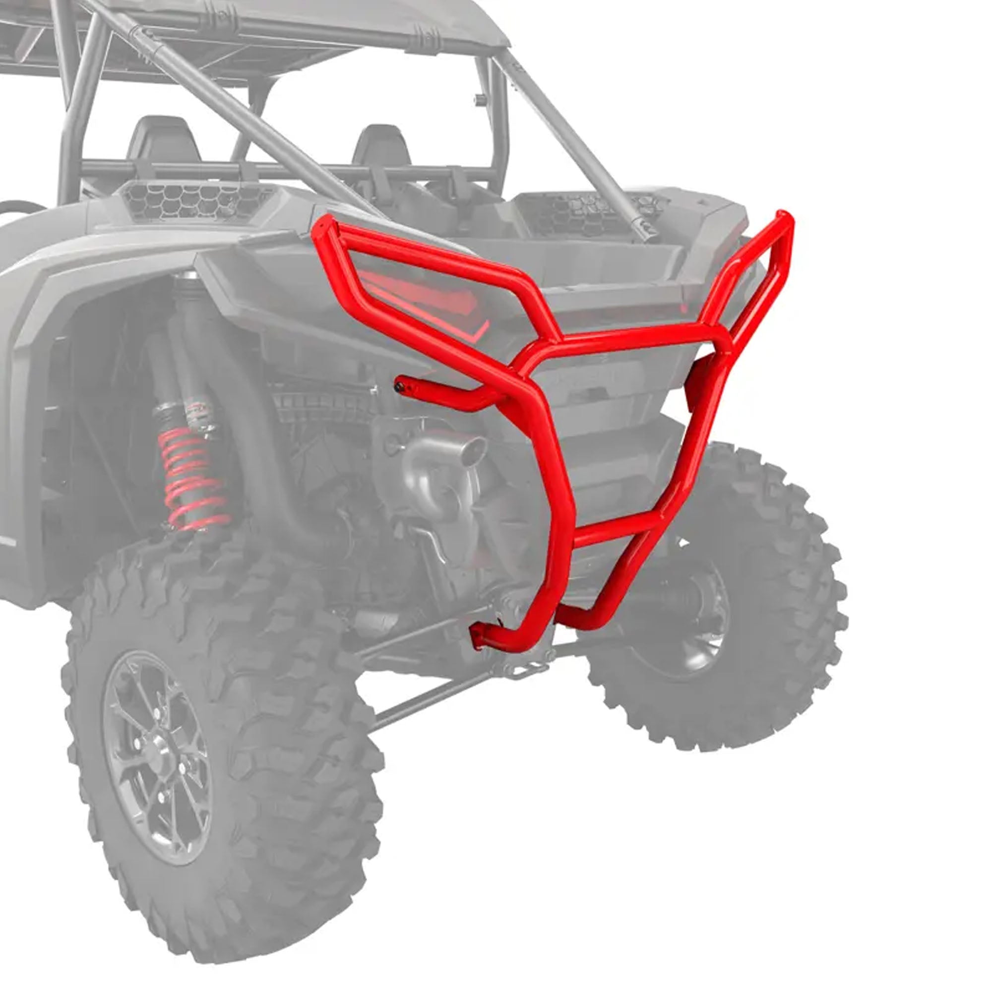 Polaris 2884514-293 Indy Red Rear High Coverage Bumper RZR XP 4 1000 Ultimate