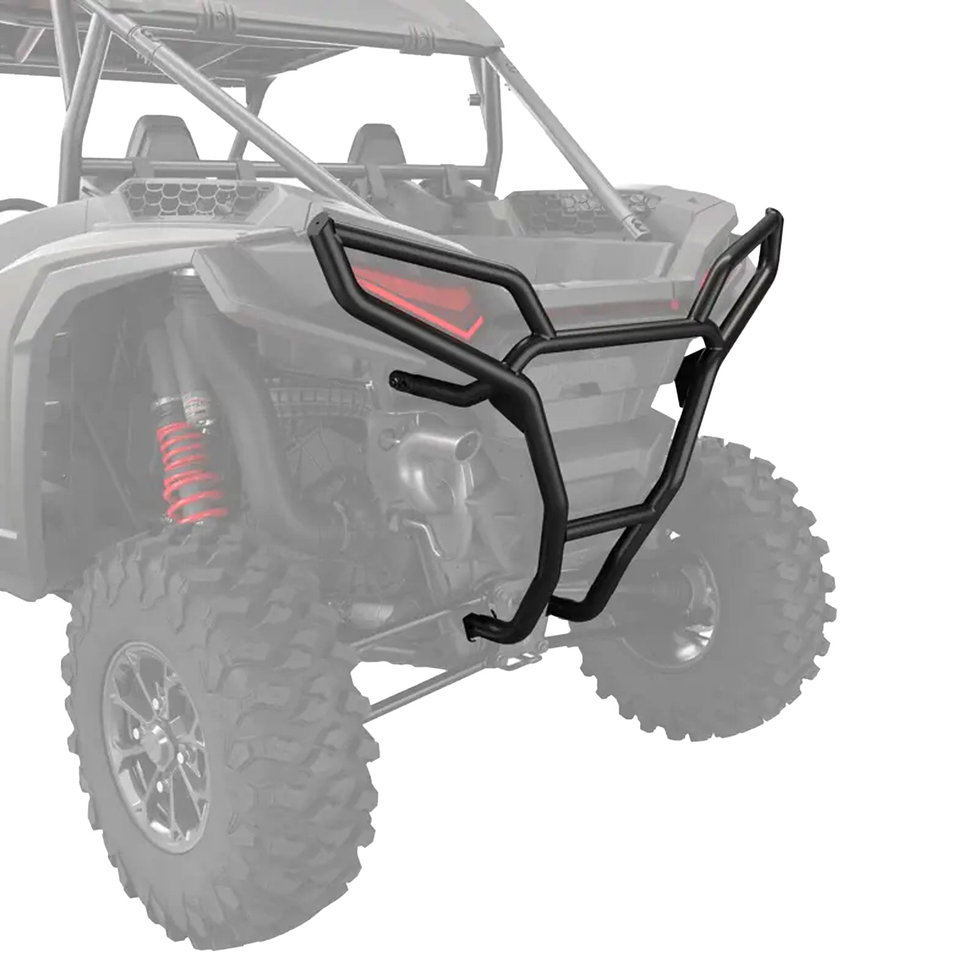 Polaris Matte Black Rear High Coverage Bumper 2884514-458
