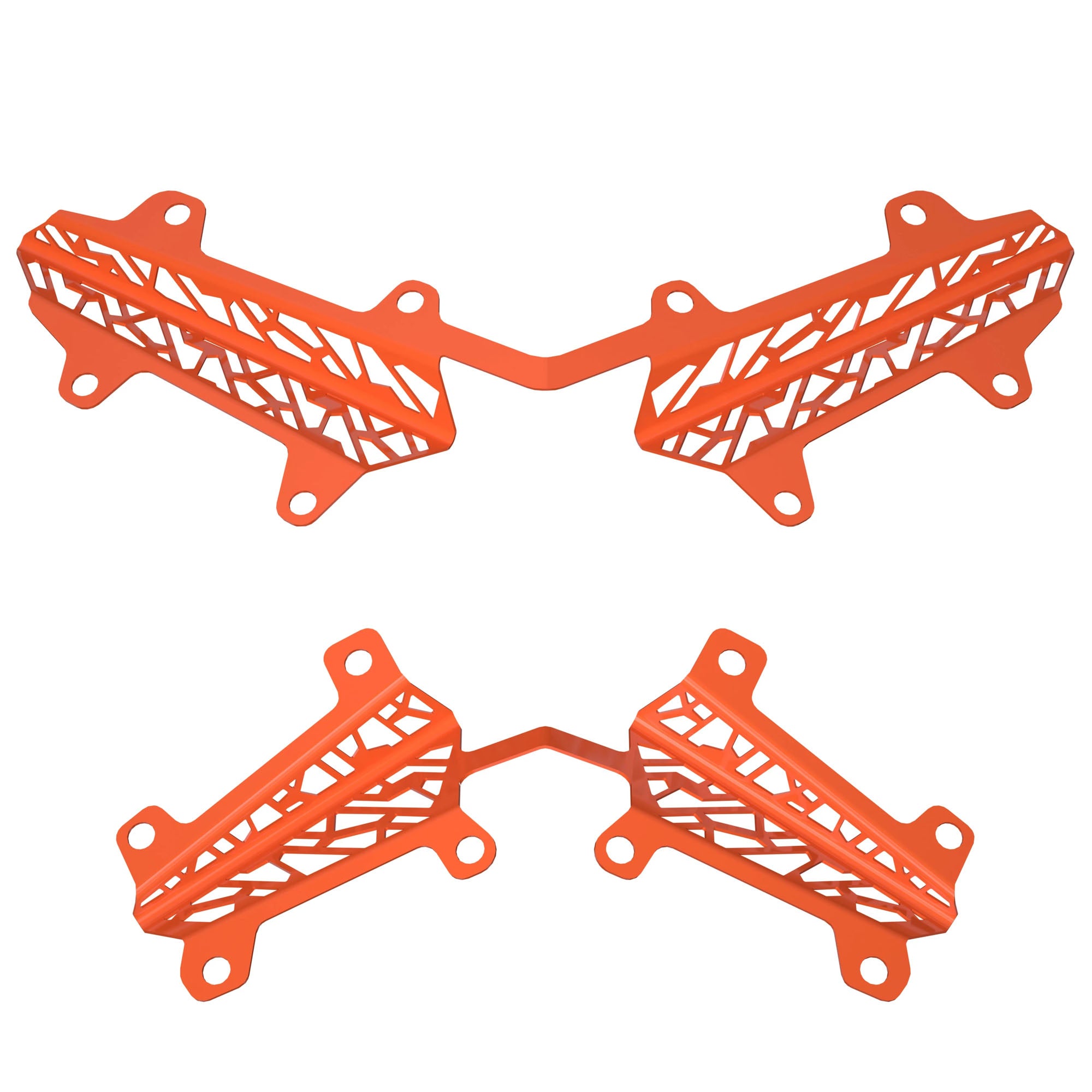 Polaris 2884979-647 Orange Burst Matryx Grill Inserts Indy Switchback RMK 850