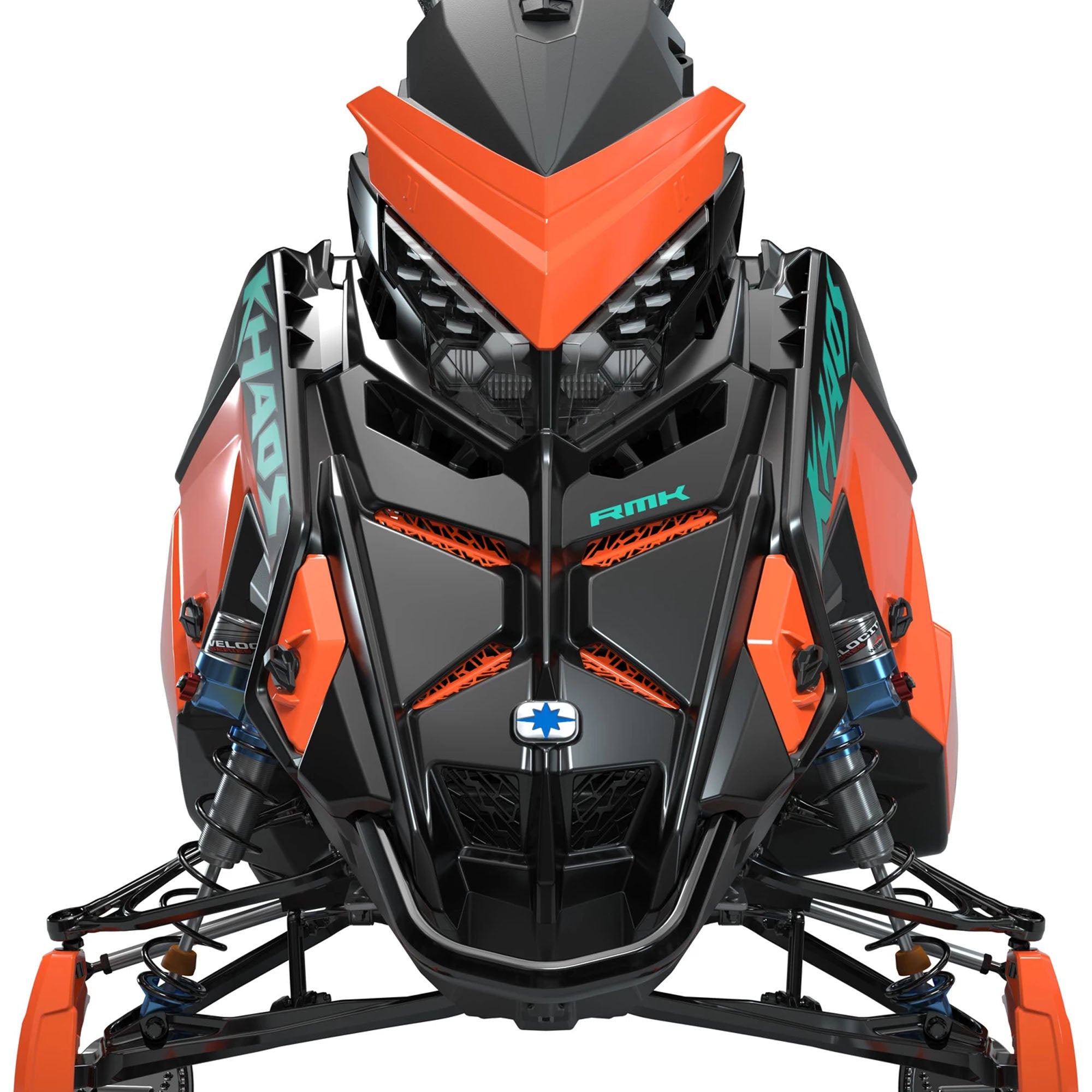 Polaris Orange Burst Matryx Grill Inserts 2884979-647