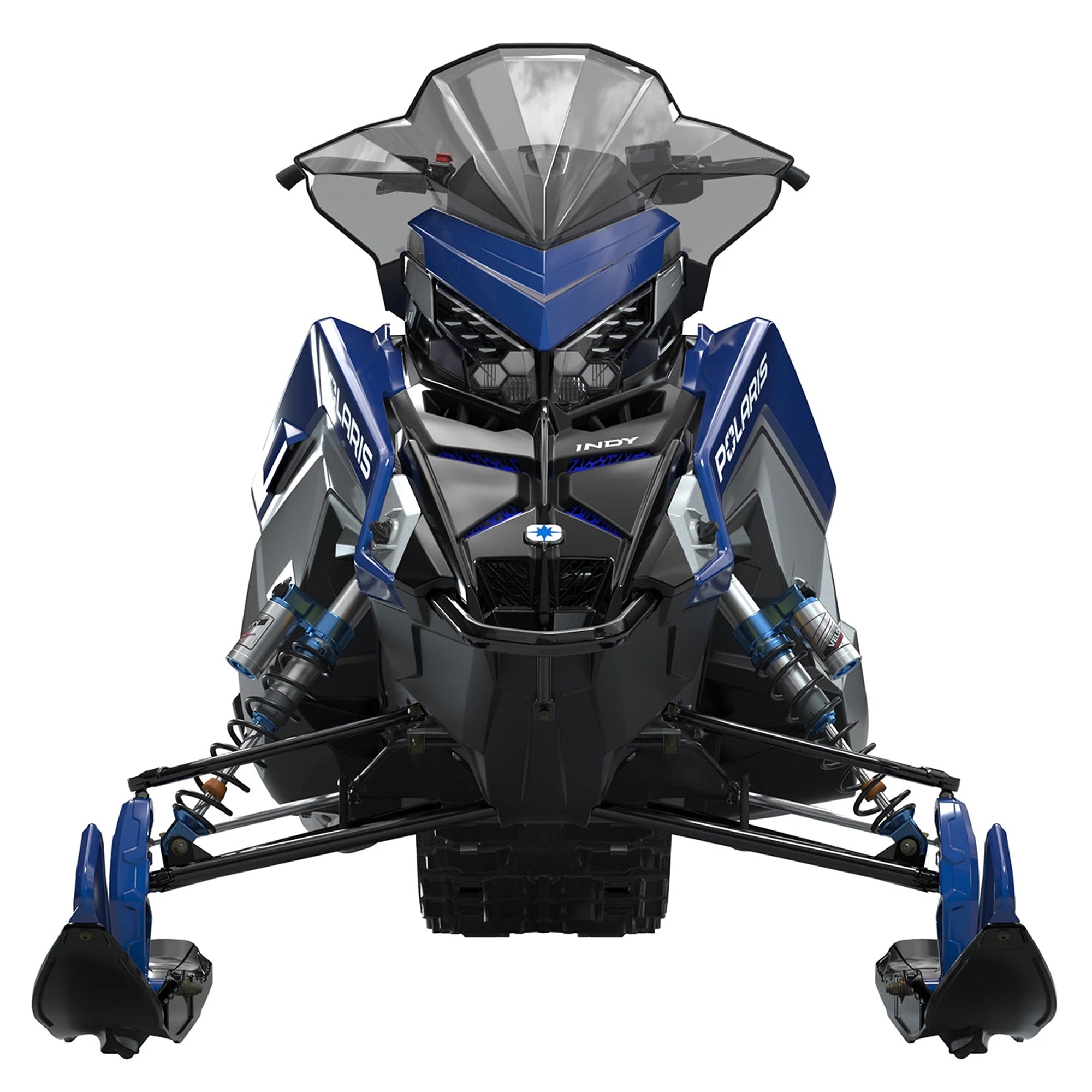 Polaris Blue Metallic Matryx Grill Inserts 2884979-751