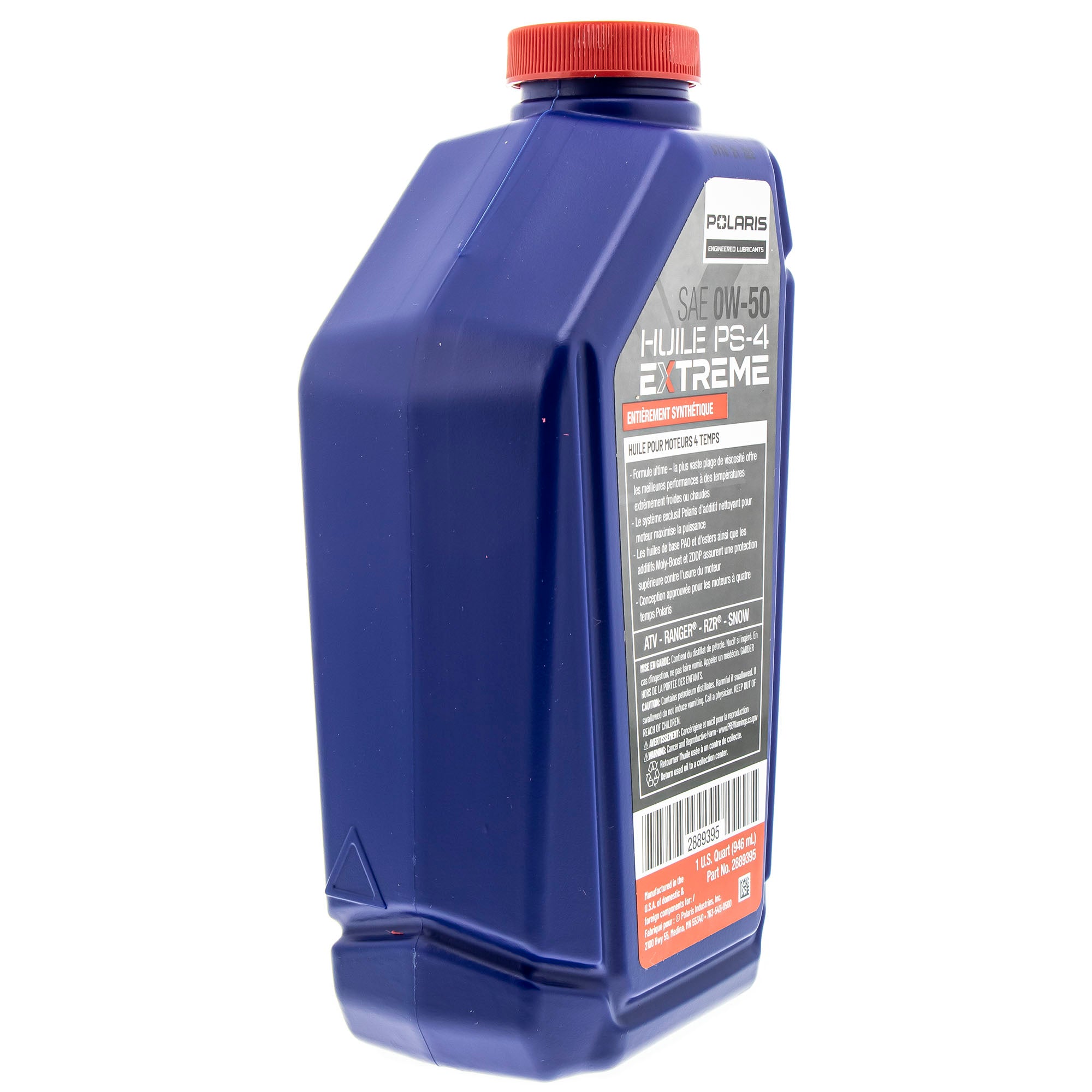 Polaris 2889395 PS-4 0W-50 Extreme Full-Synthetic Oil 1 Quart