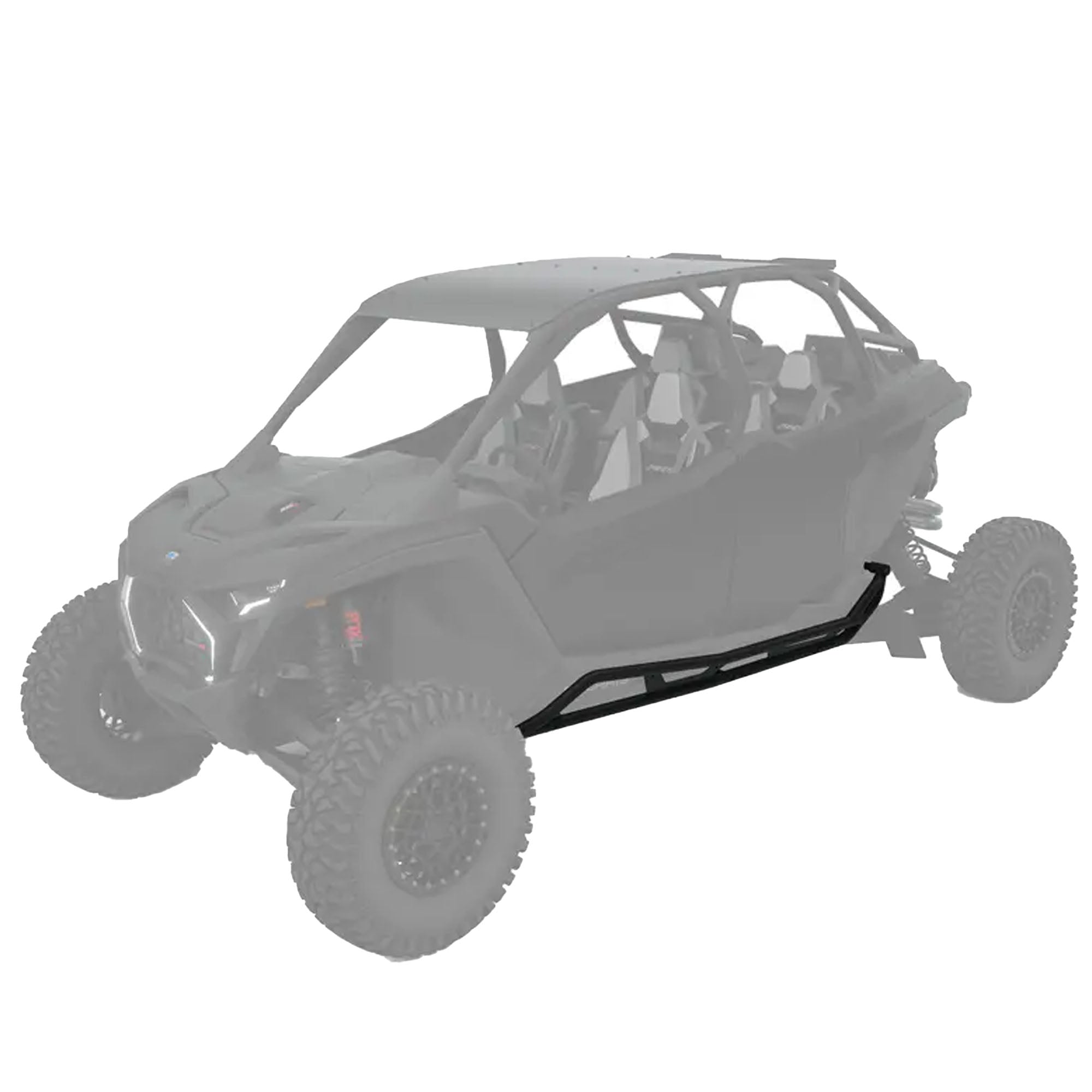 Polaris 2890397-458 HD Extreme Kick-Out Rock Sliders 4-Seat Matte Black RZR XP