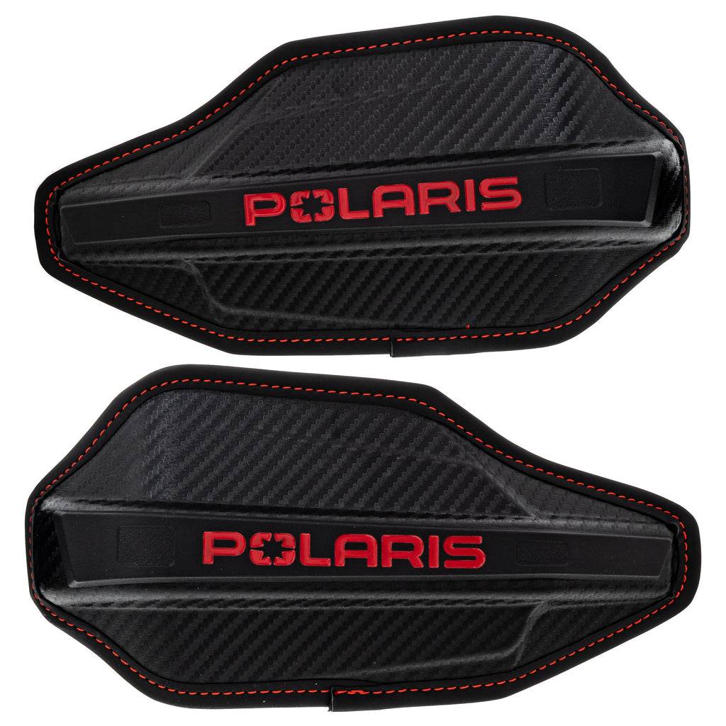 Polaris 2876845 Red Handguard Set For ATV - Fits Scrambler XP 850, Hand Protection