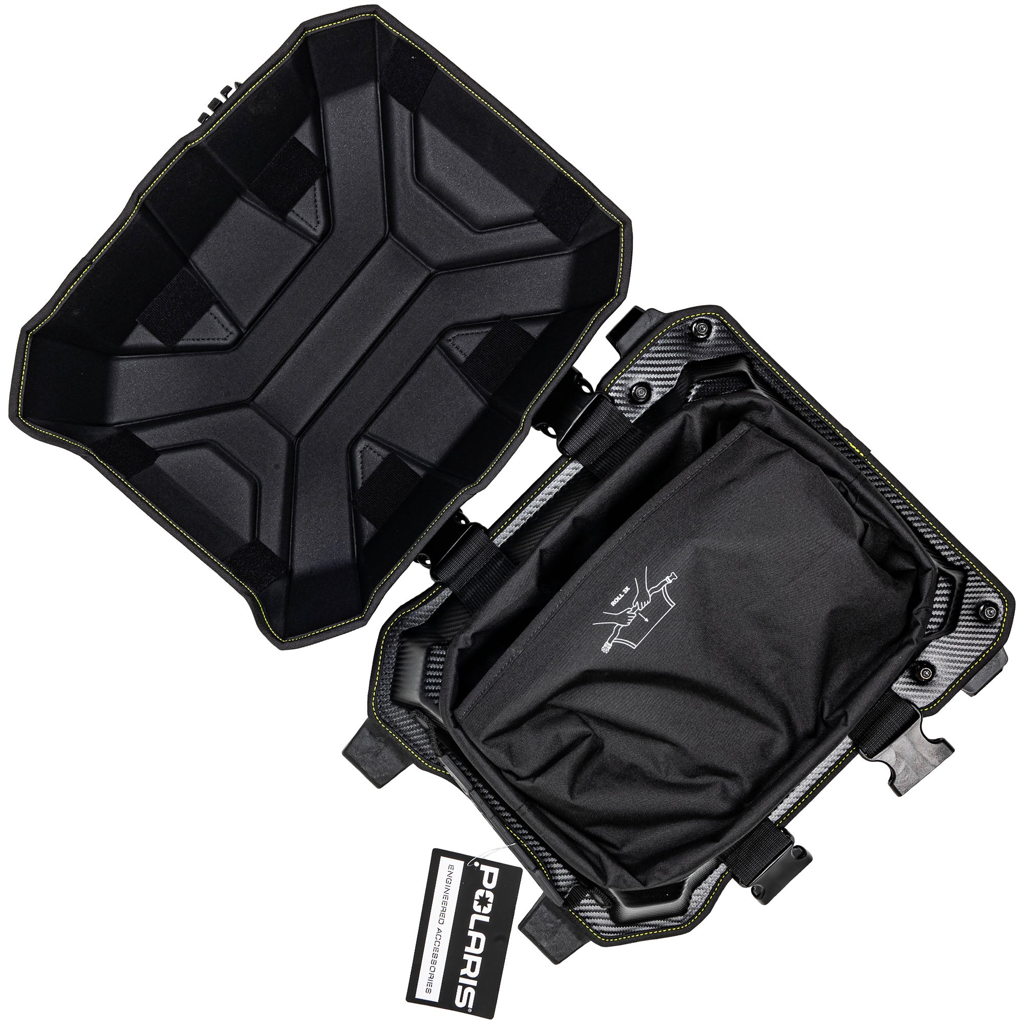 Polaris 2890632 Lock & Ride Flex Medium Burandt Bag Neon Switchback RMK Indy