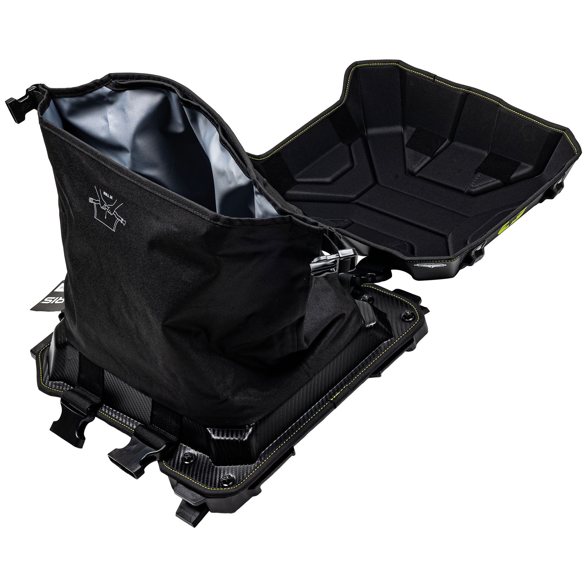 Polaris 2890632 Lock & Ride Flex Medium Burandt Bag Neon Switchback RMK Indy