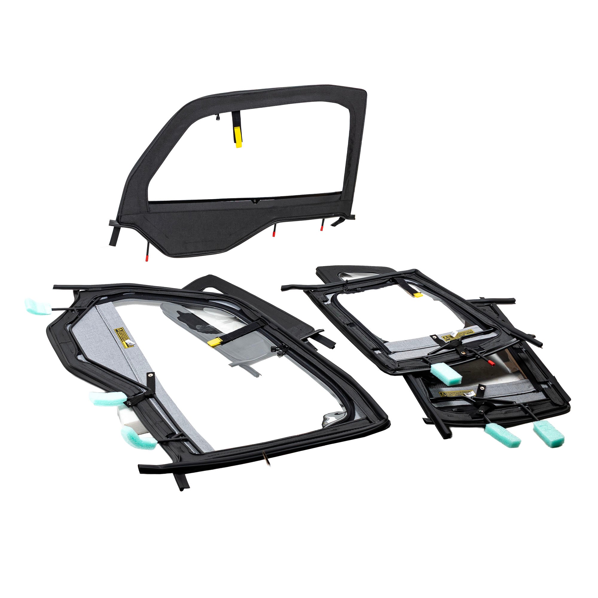 Polaris 2891287 Rear Canvas Door Zip Windows