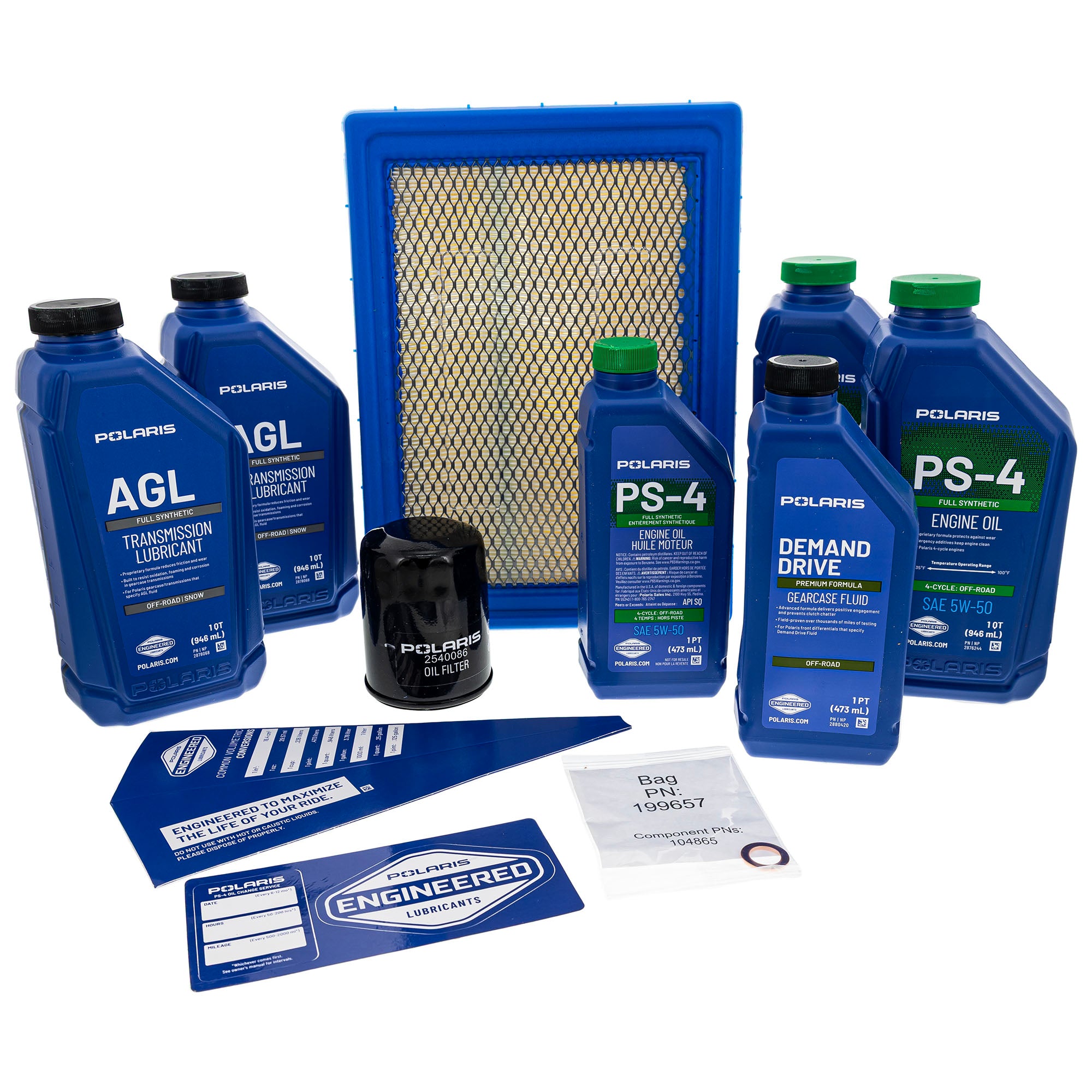 Polaris 2892318 Maintenance Kit Ranger Crew Ranger Brutus 1000 900 570 XP  Crew