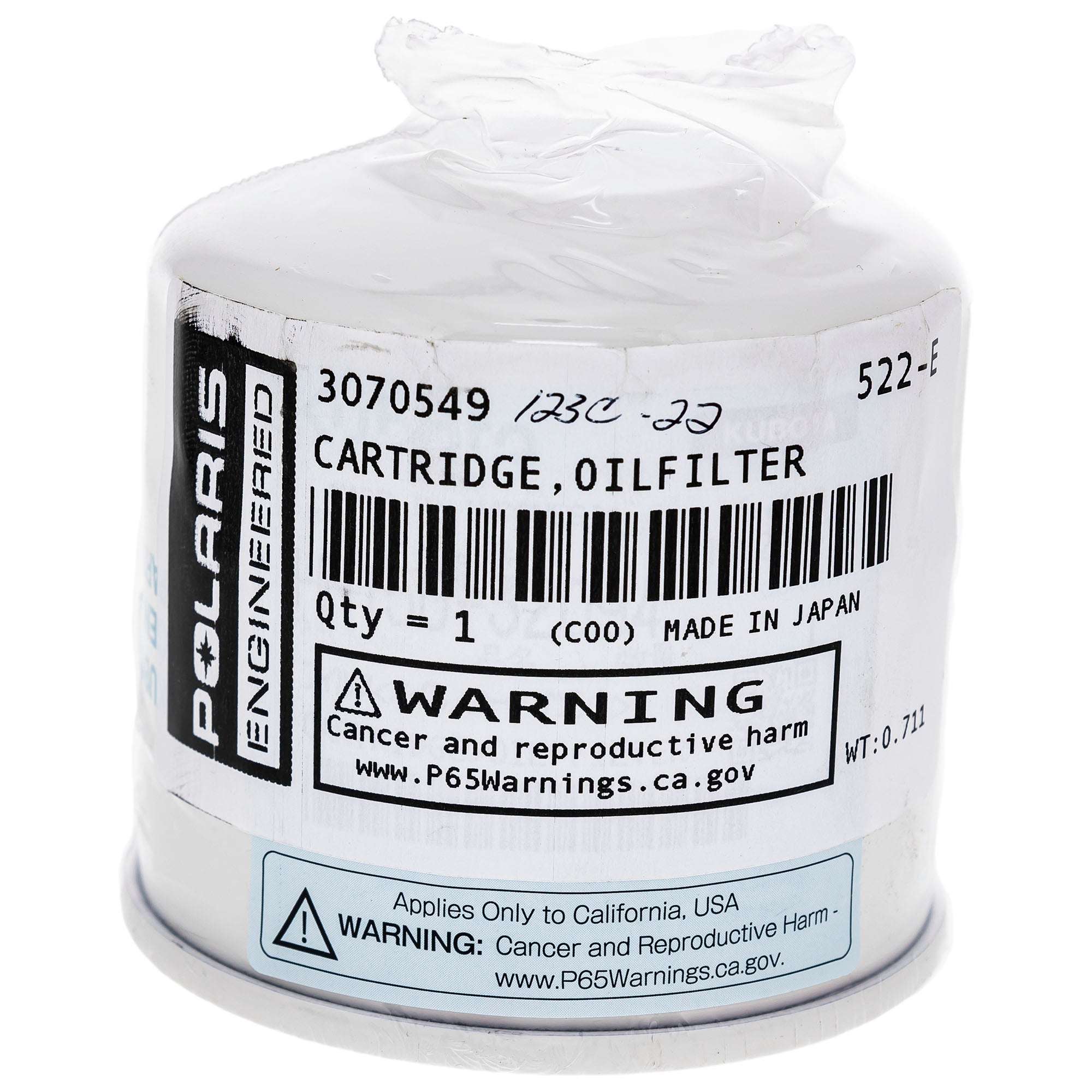 Polaris 3070549 Oil Filter Ranger Pro XD  Crew 2019-2026