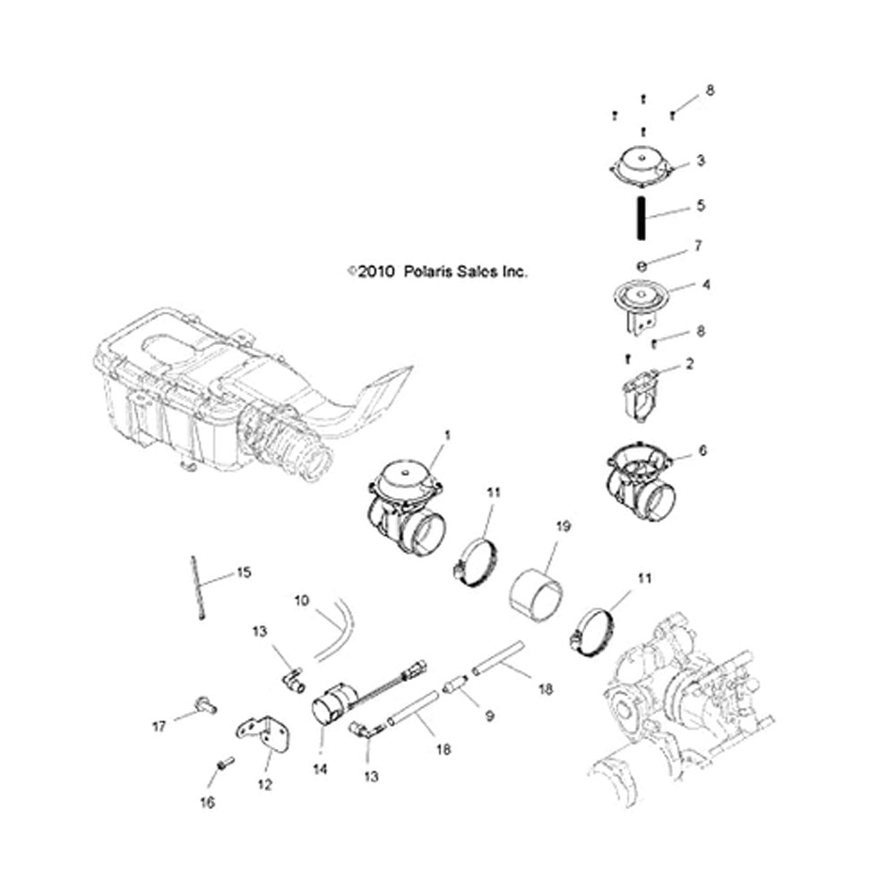 Polaris 3131419 Cover Ranger Sportsman 500 2003-2014