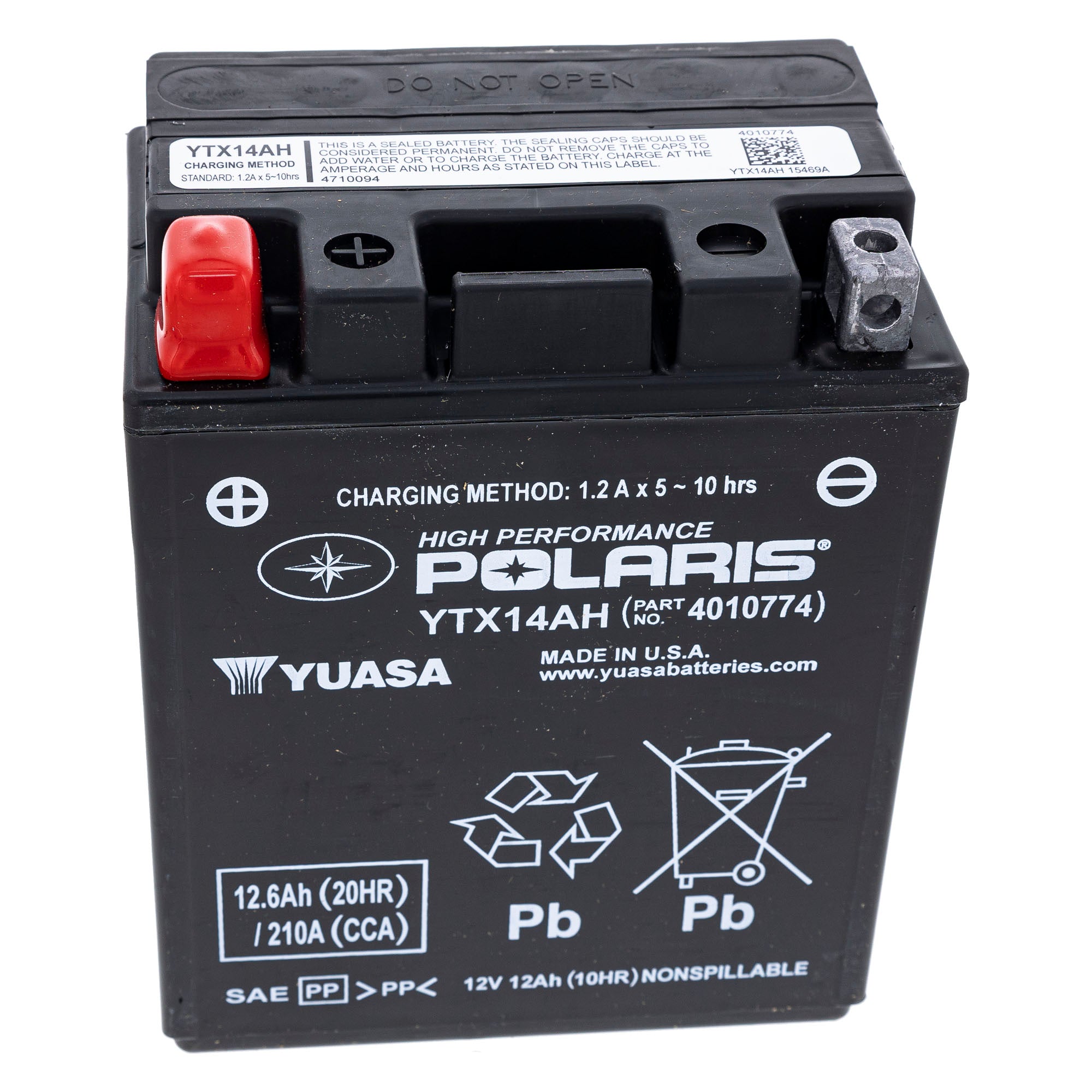 Polaris Sealed Charged 14AH Battery 4010774