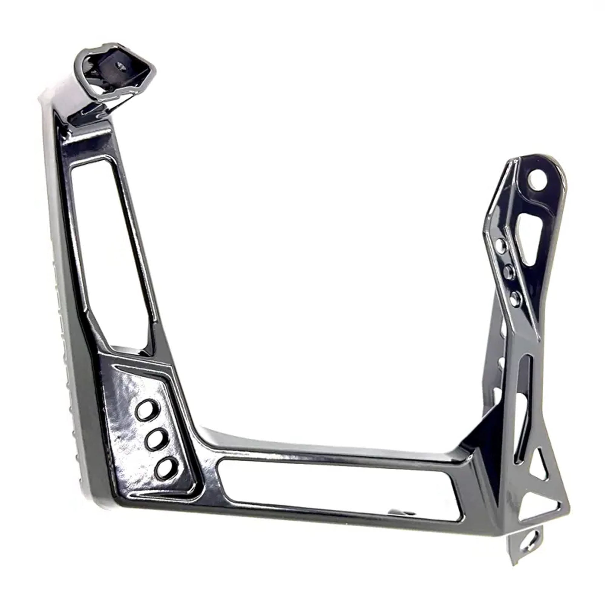 Polaris 5143788-067 Gloss Black Machined Right Footrest Support