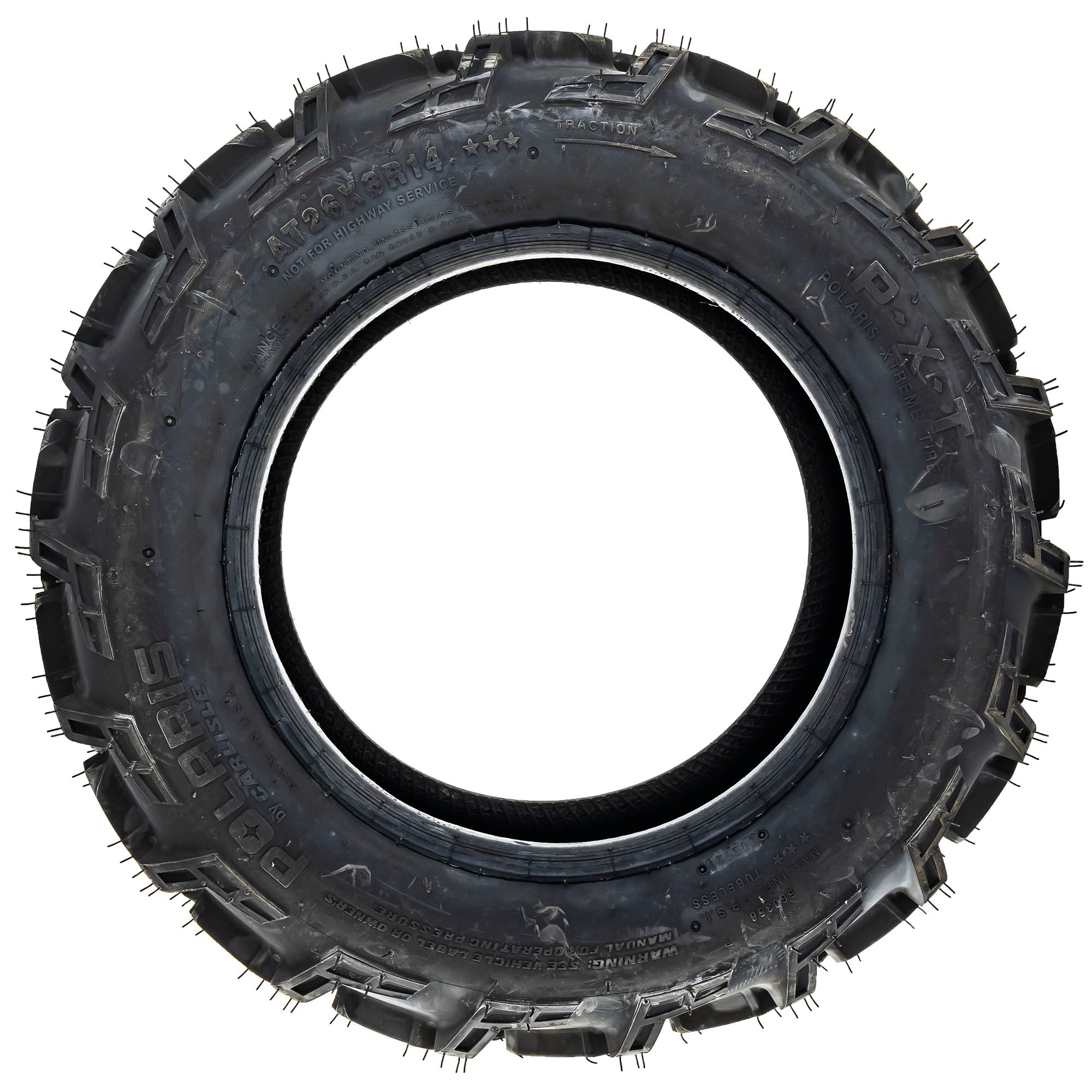 Polaris 5414827 TIRE-CARLISLE PXT AT26X8R14 Sportsman 1000 850 570 550 XP
