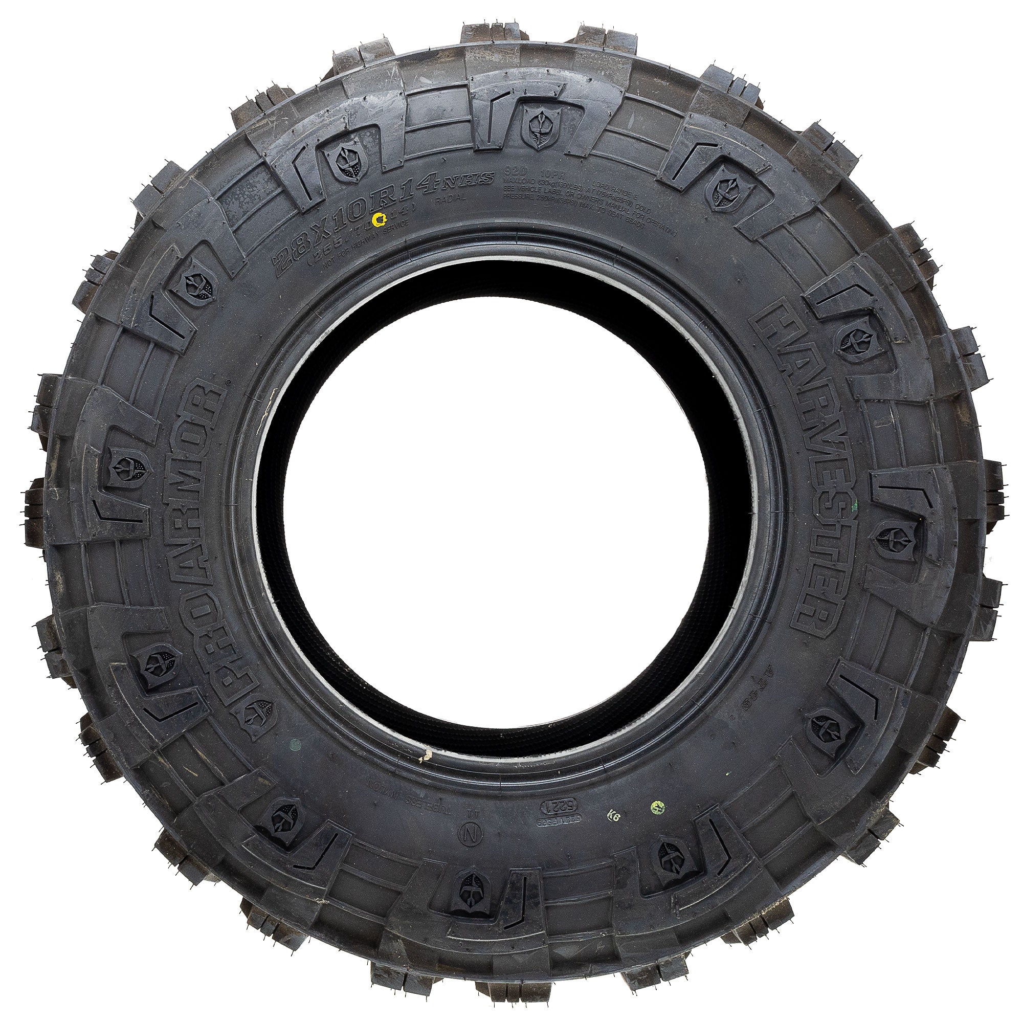 Pro Armor 5416347 Harvester Tire, Front Rear 28x10R14