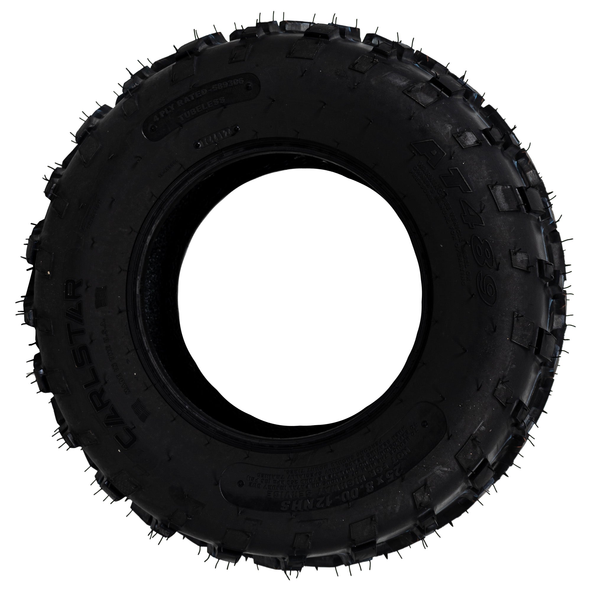 Polaris 5419027 Carlisle Tire 25X8-12 NHS 489 Ranger Sportsman 450 570 800 1000