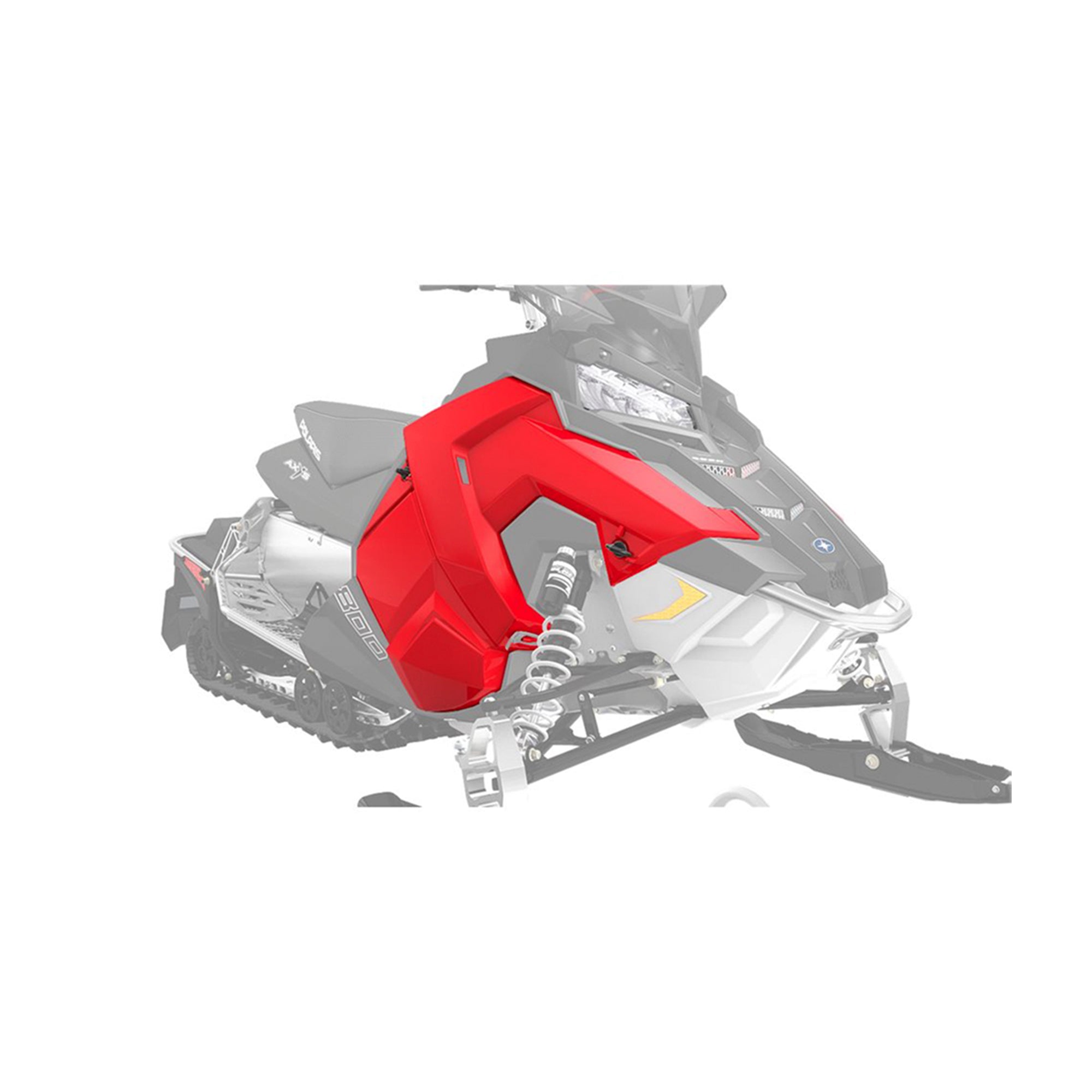 Polaris 5451231-293 Indy Red Right Hand Side Panel | FixMyToys