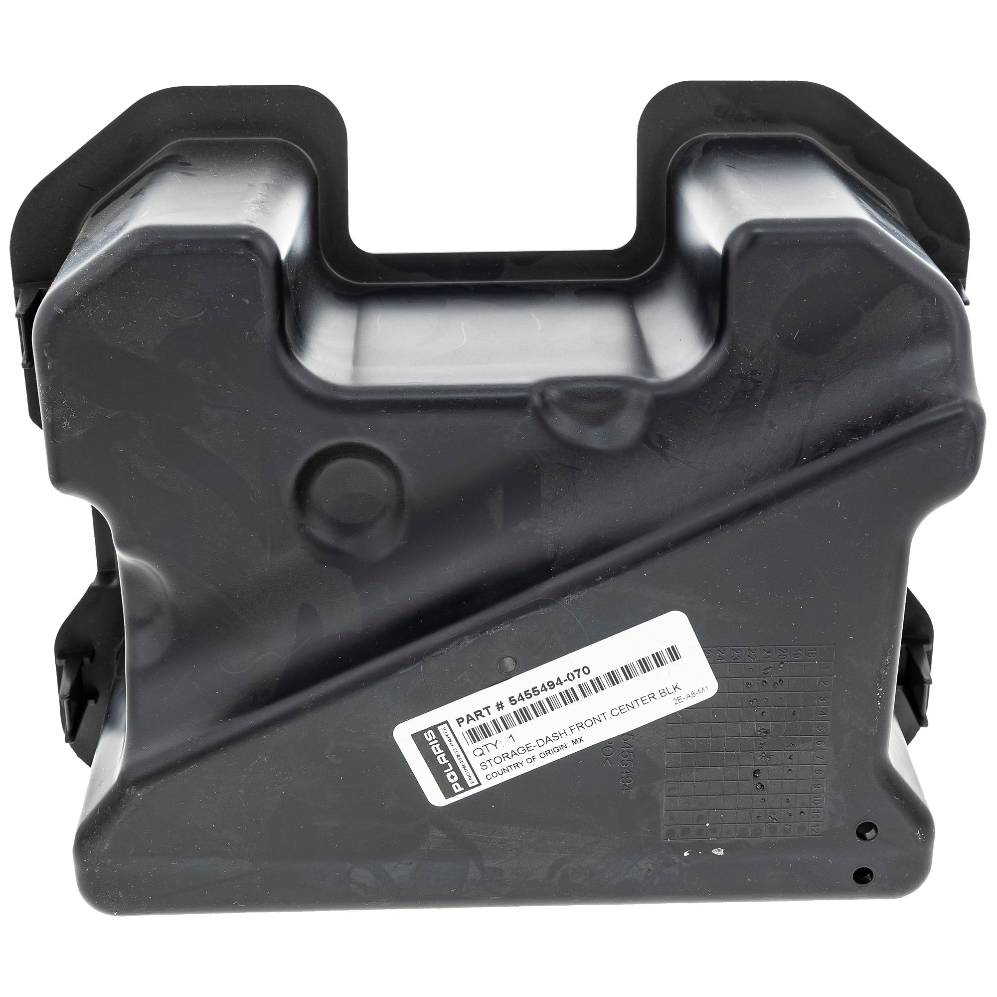 Polaris 5455494-070 STORAGE-DASH FRONT CENTER BLK
