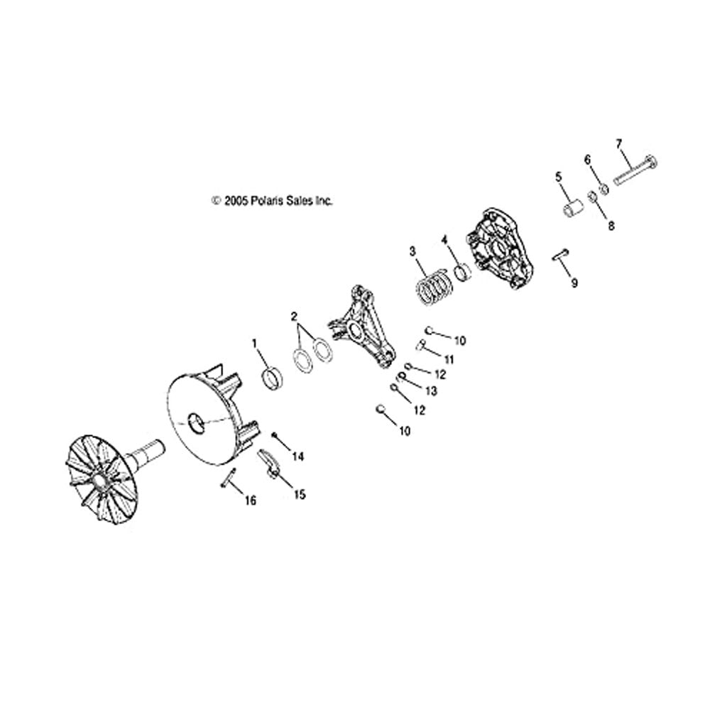 Polaris 5631216 Shift Weight Sportsman 700 2007