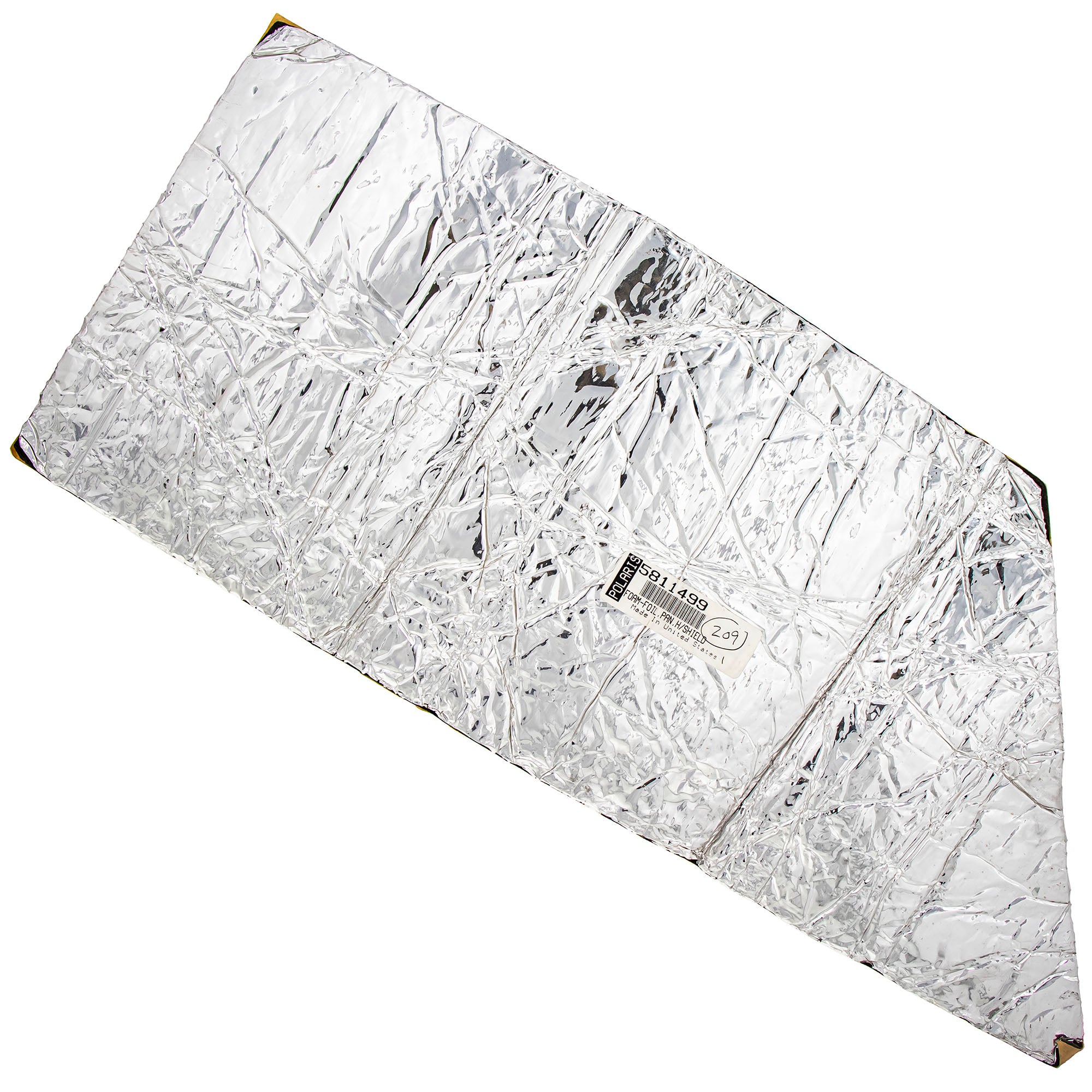 Polaris 5811499 Heat Shield Foil Pan Foam Indy RMK XCR 500 600 700 SP 1997-2000