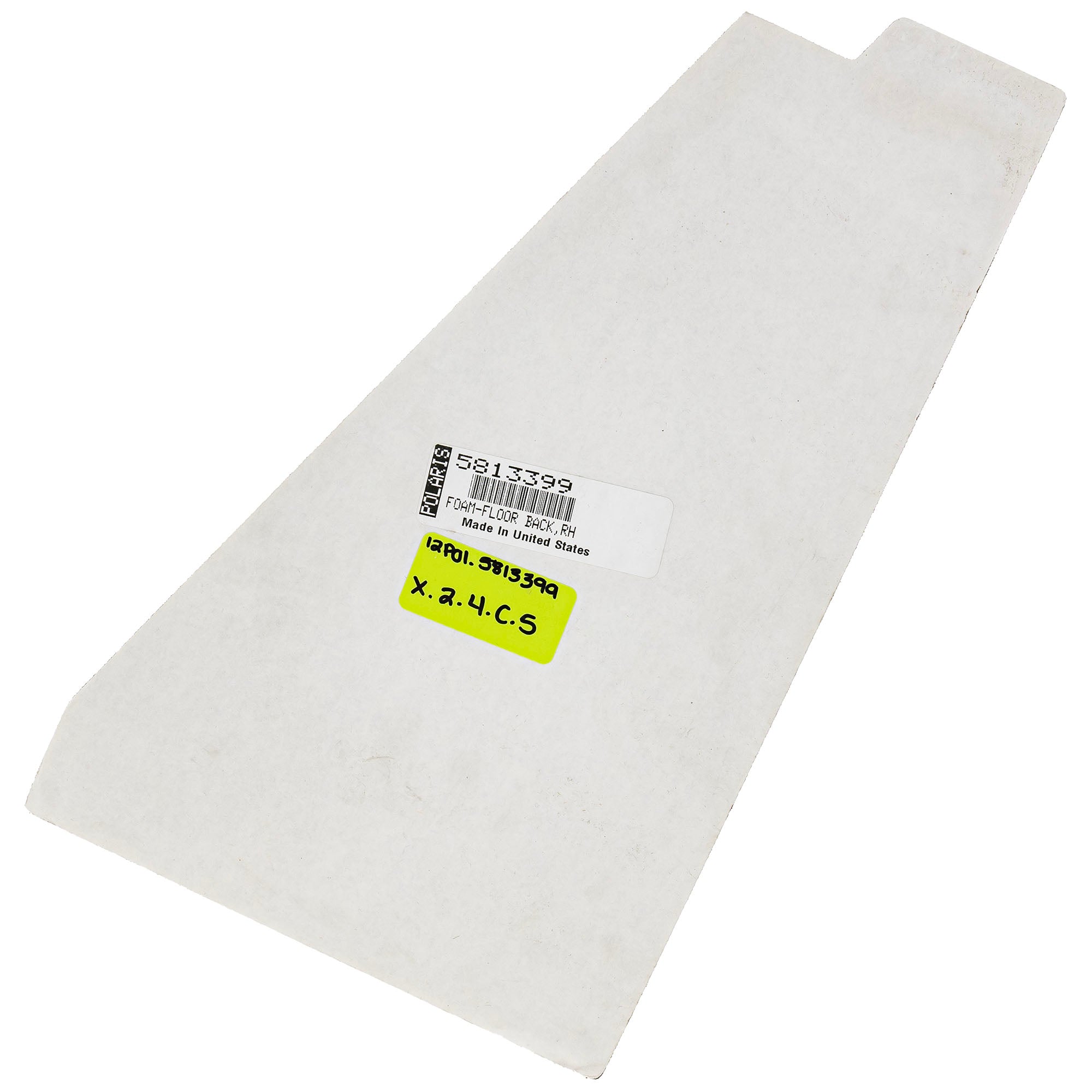 Polaris Right Hand Floor Back Foam 5813399