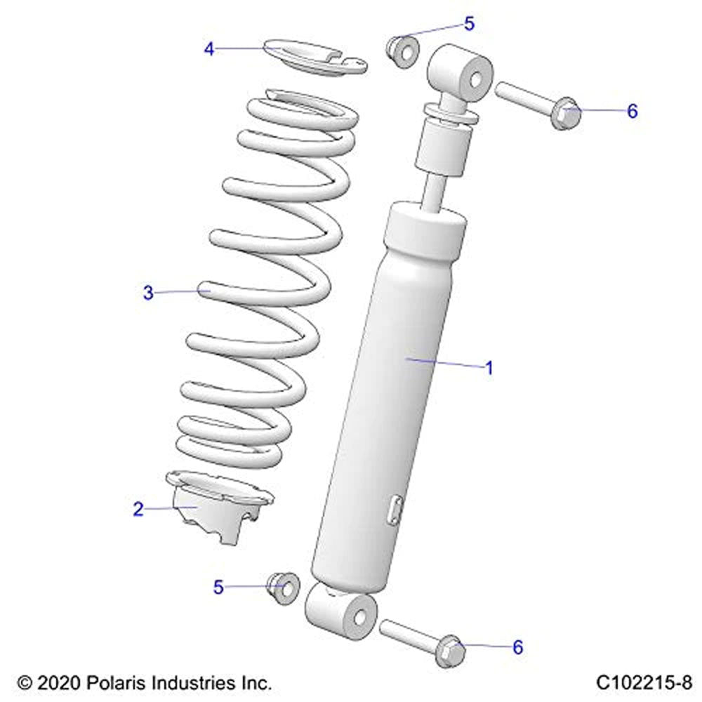 Polaris 7044394 Front Shock Sportsman 1000 850 XP 2016-2025