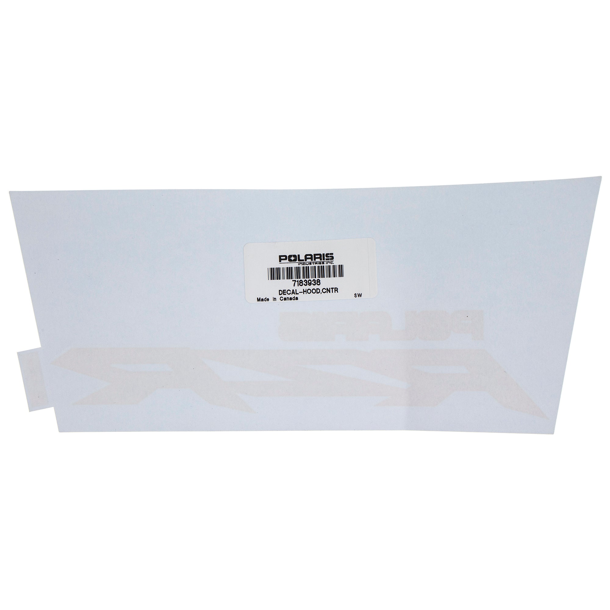 Genuine OEM Polaris Decal RZR 7183938