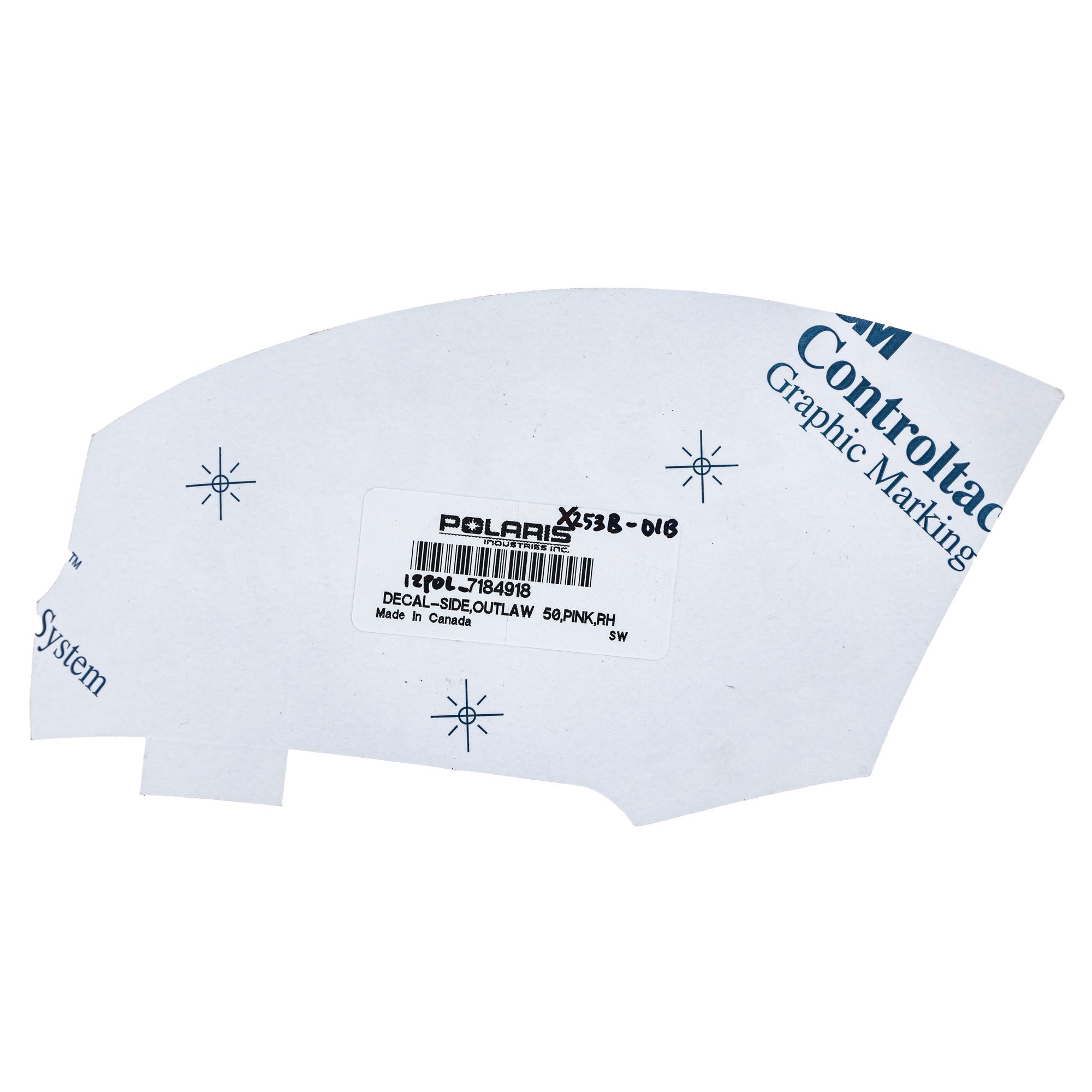 Genuine OEM Polaris Decal Outlaw 7184918