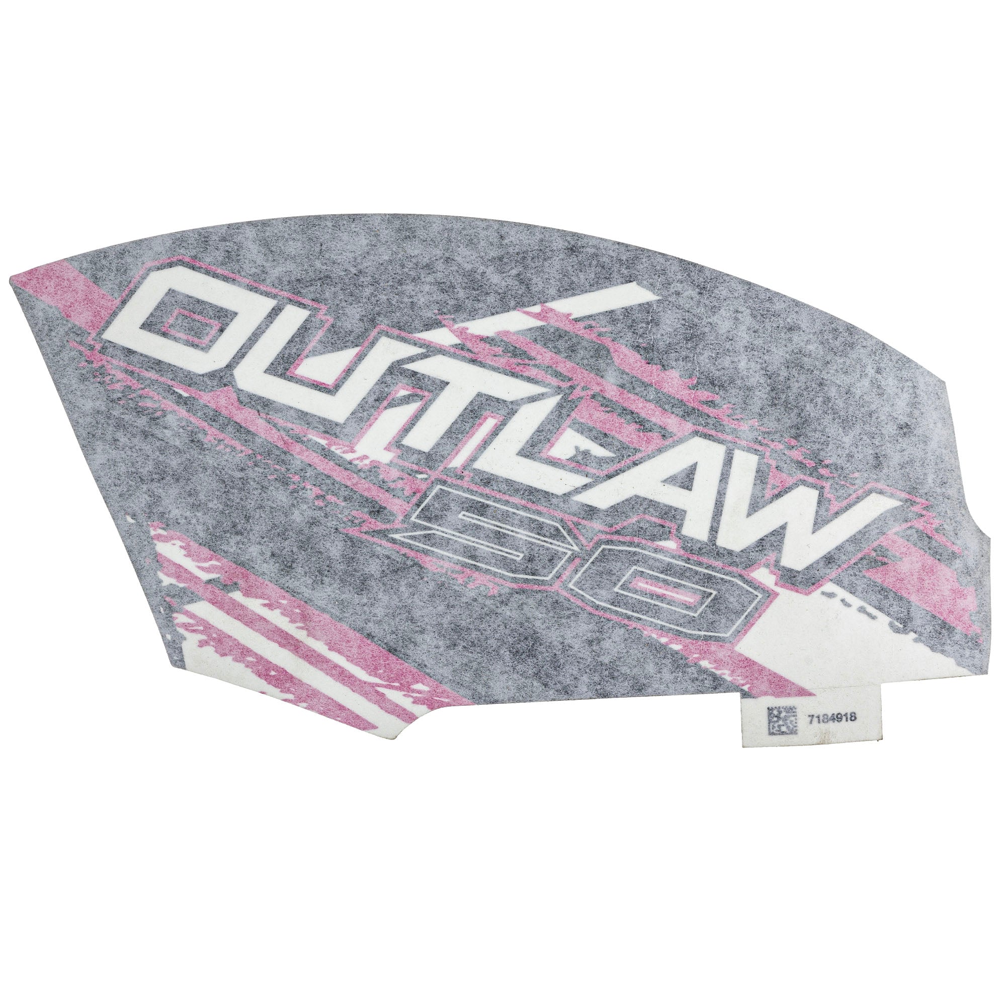 Polaris Pink Right Hand Outlaw 50 Side Decal 7184918