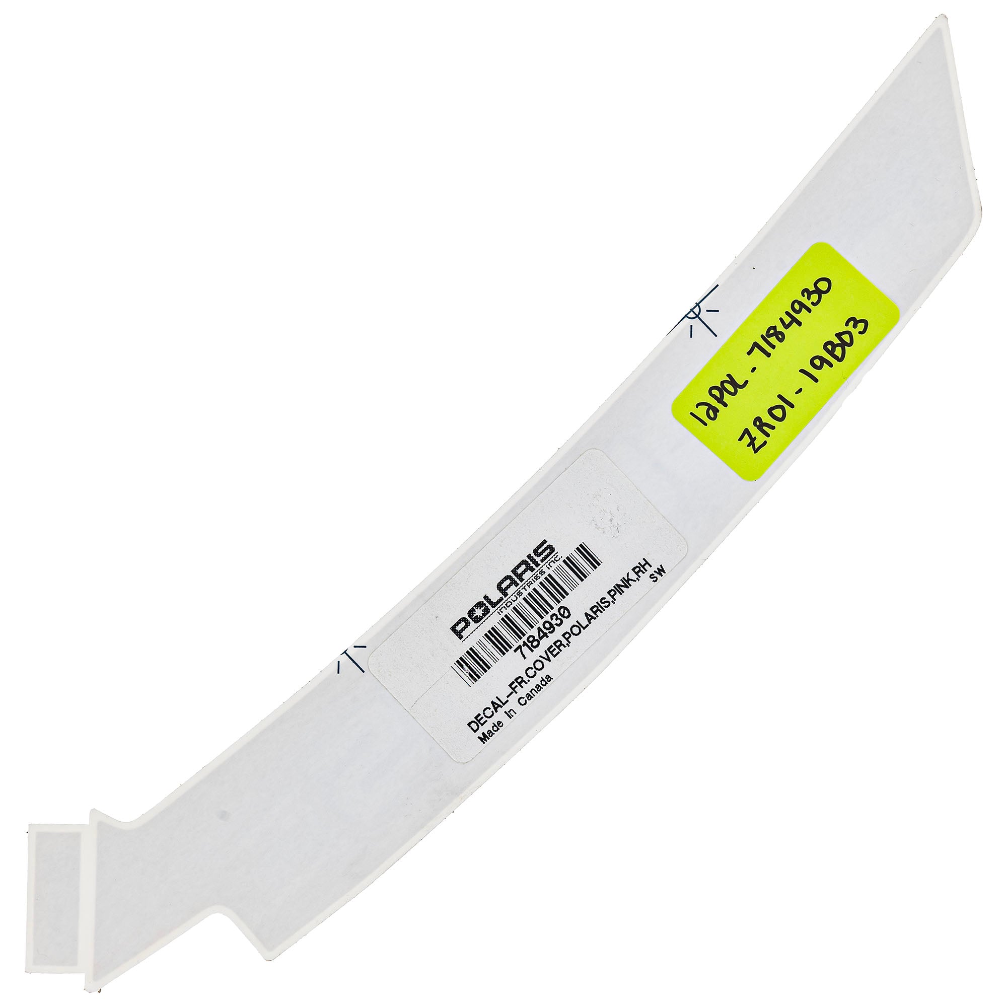 Genuine OEM Polaris Decal Outlaw 7184930