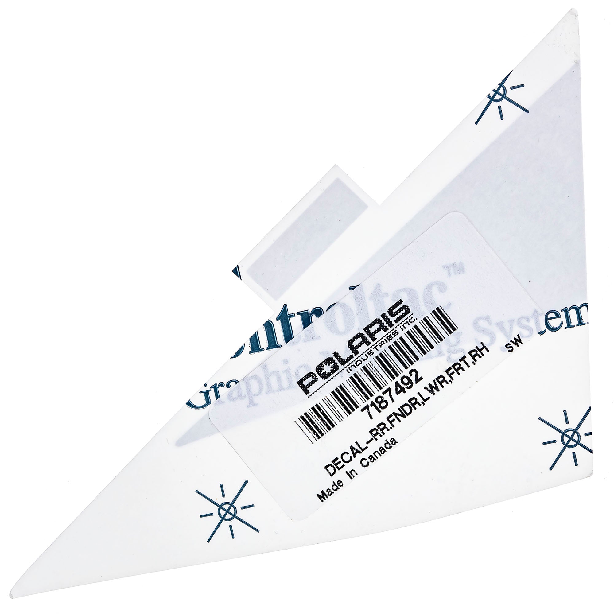 Genuine OEM Polaris Decal RZR 7187492