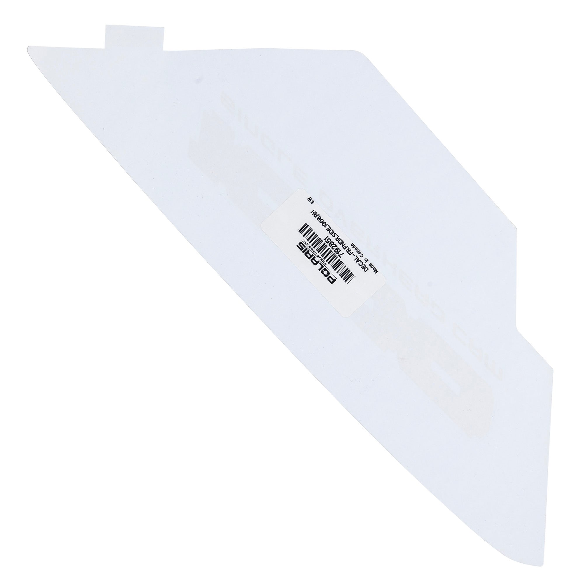 Polaris 7192851 Front Right Hand 1000 Side Fender Decal Ranger EPS 1000