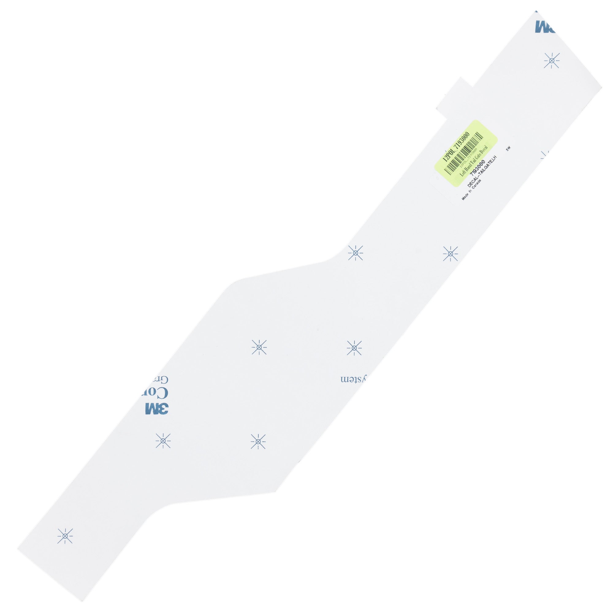 Polaris 7193000 Left Hand Tailgate Decal Ranger XP EPS Winter Ultimate 1000