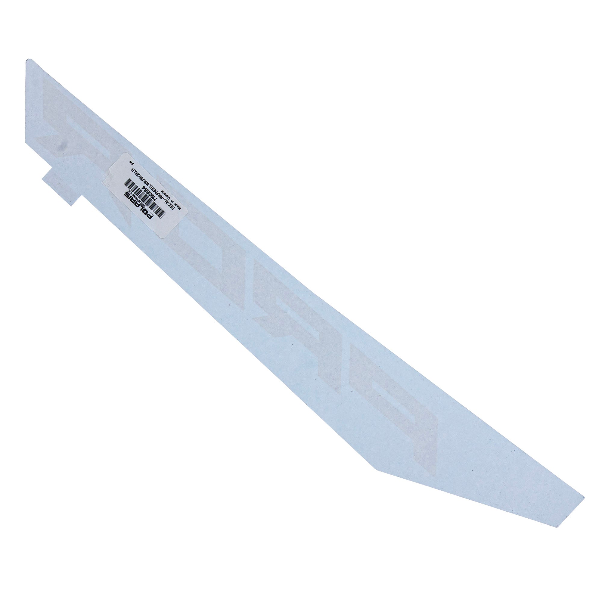 Polaris 7193084 Rear Lower Left Fender Pro R Decal