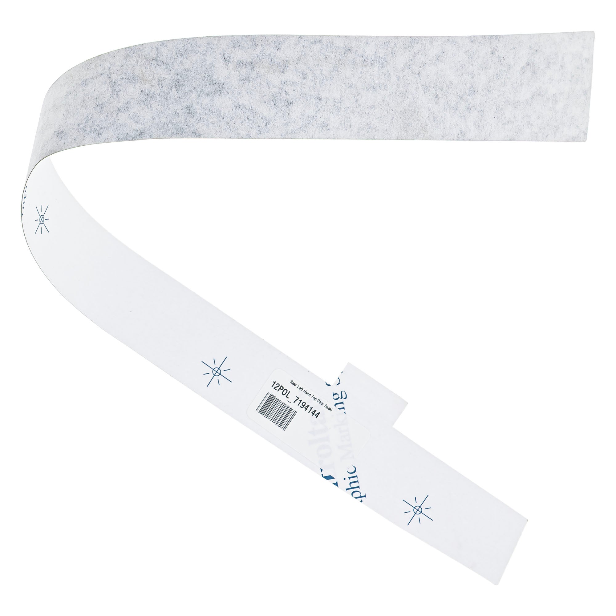 Polaris 7194144 Rear Left Hand Top Door Decal RZR XP Sport EPS Premium 1000 4