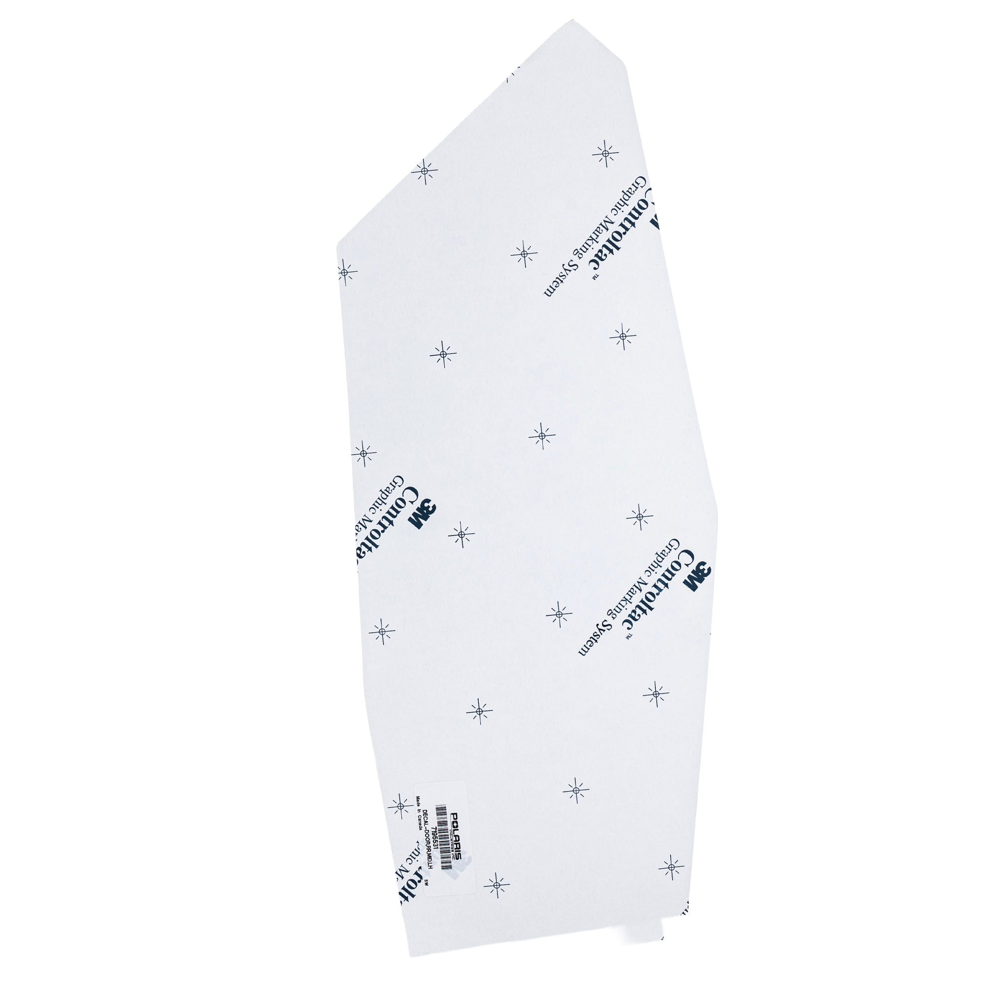 Polaris 7195531 Rear Mid Left Door Decal