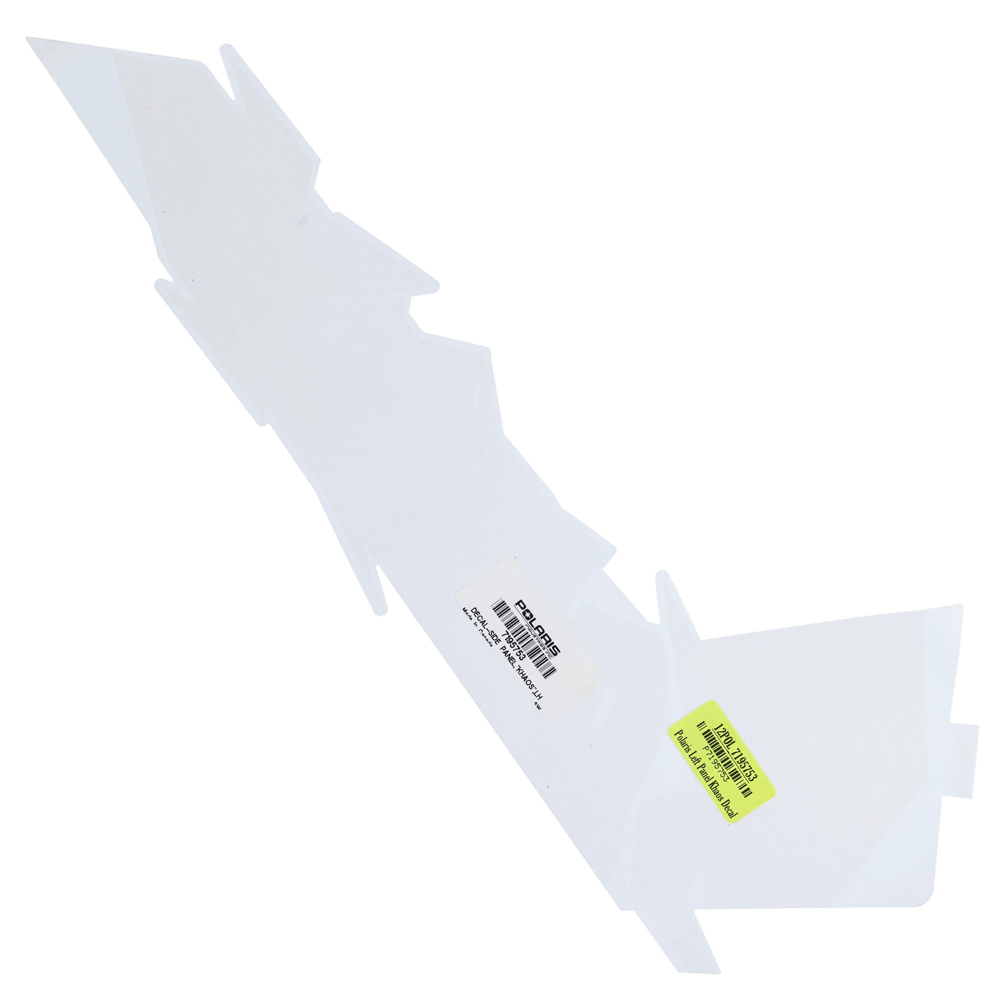 Polaris 7195753 Left Panel Khaos Decal