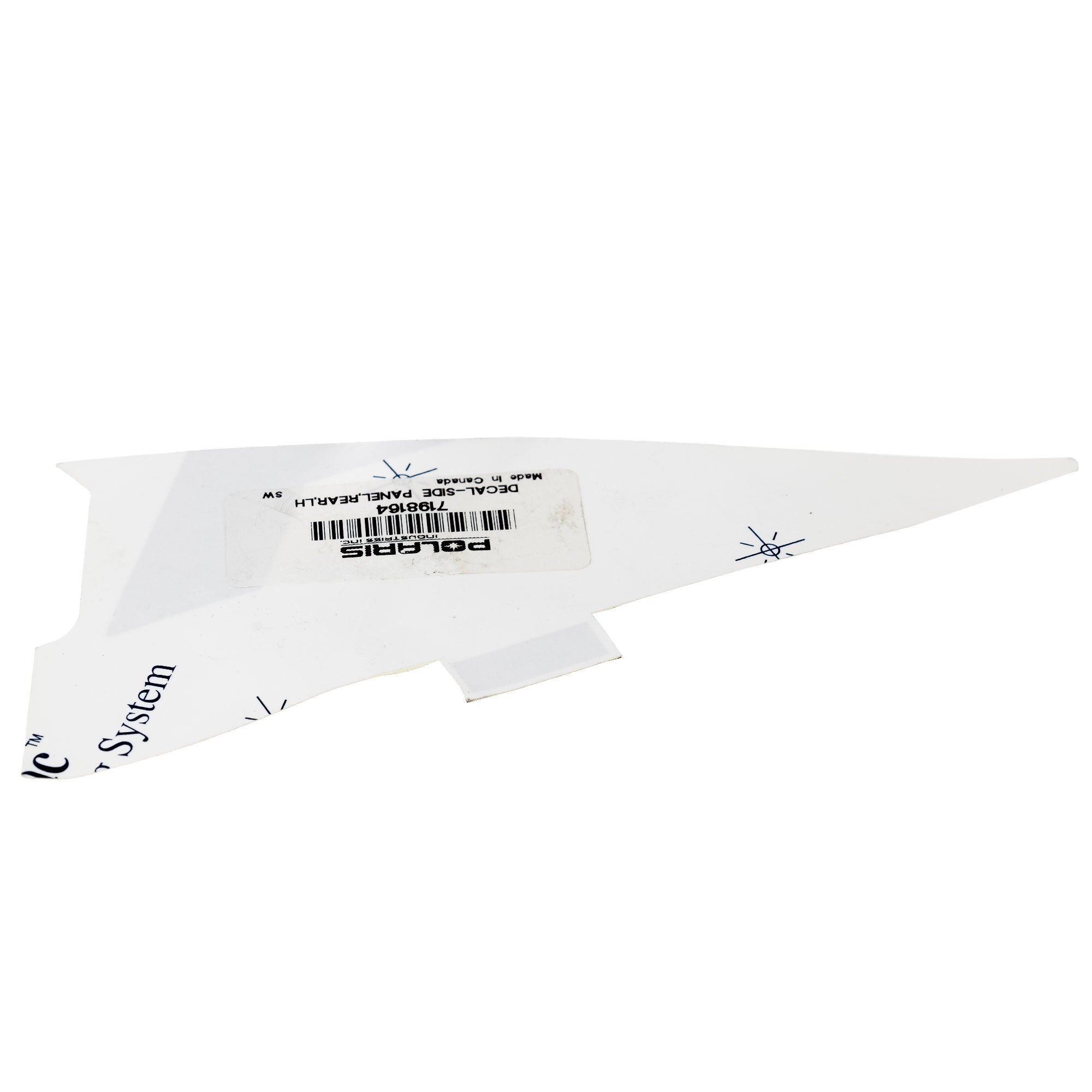 Polaris 7198164 Rear Left Hand Decal-Side Panel Switchback RMK Assault 137 VR1