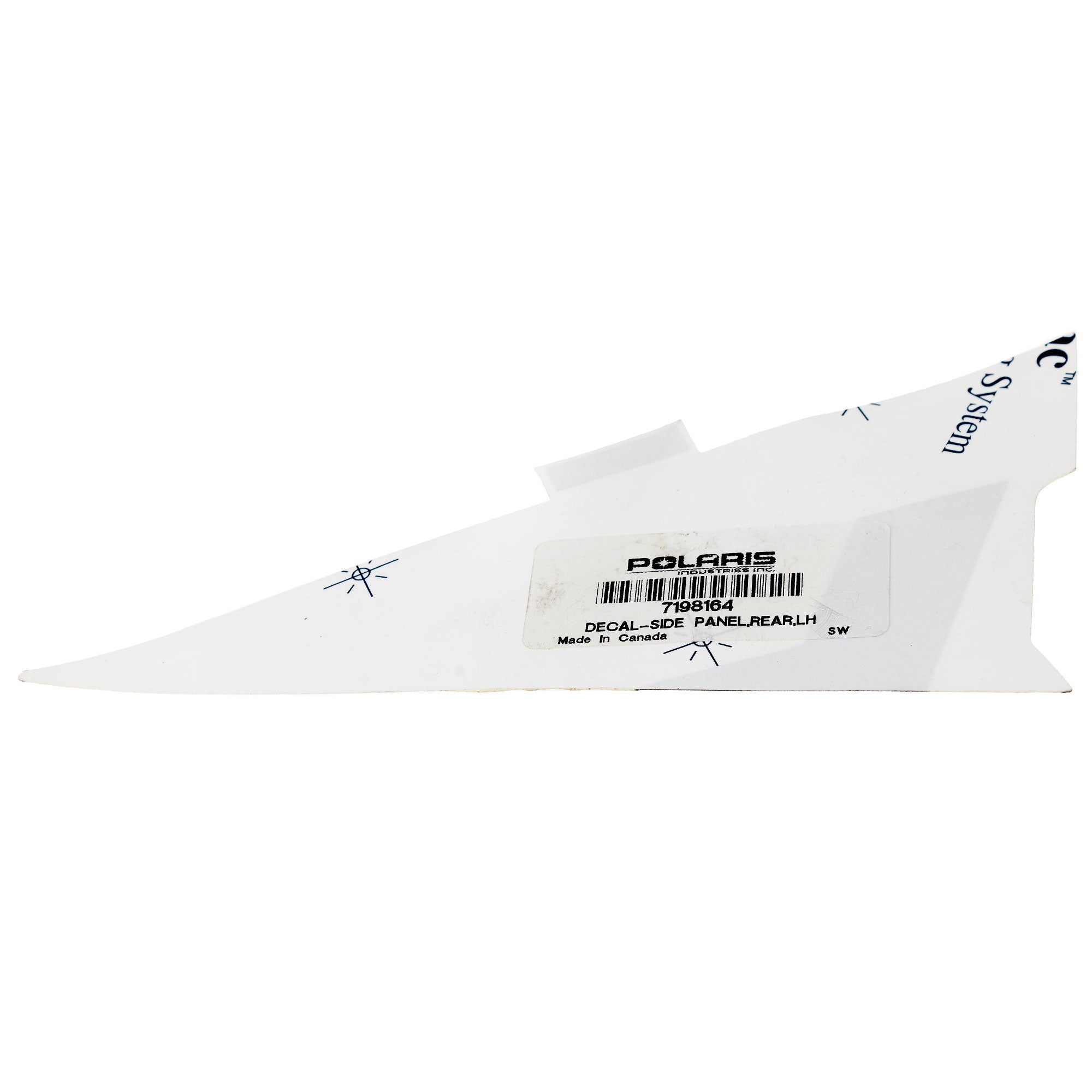 Polaris 7198164 Rear Left Hand Decal-Side Panel Switchback RMK Assault 137 VR1