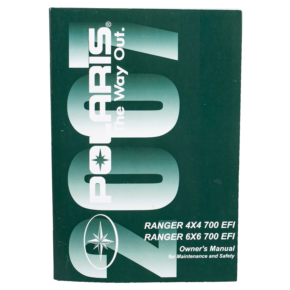 Polaris 9920636 Owners Manual Ranger 700 XP 2007