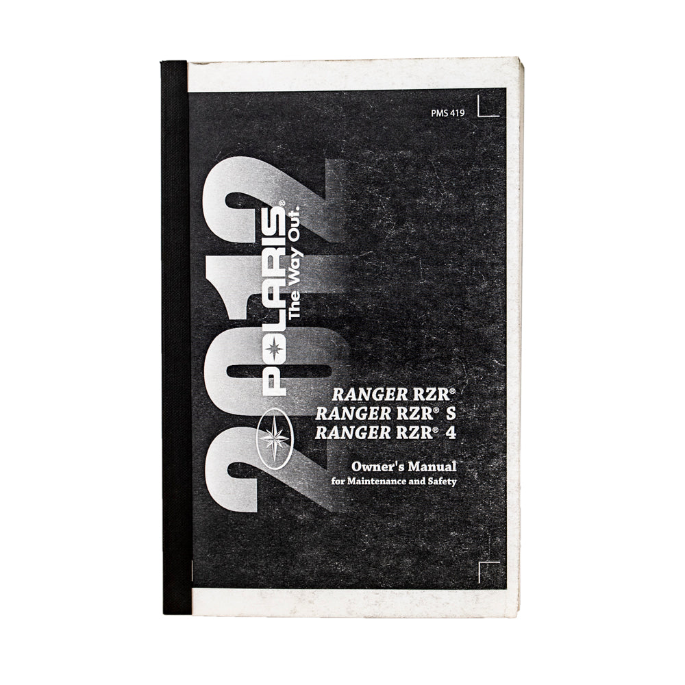 Polaris 9923518 Owners Manual for 2012 RZR 800 RZR S EPS RZR 800 S  4 2012