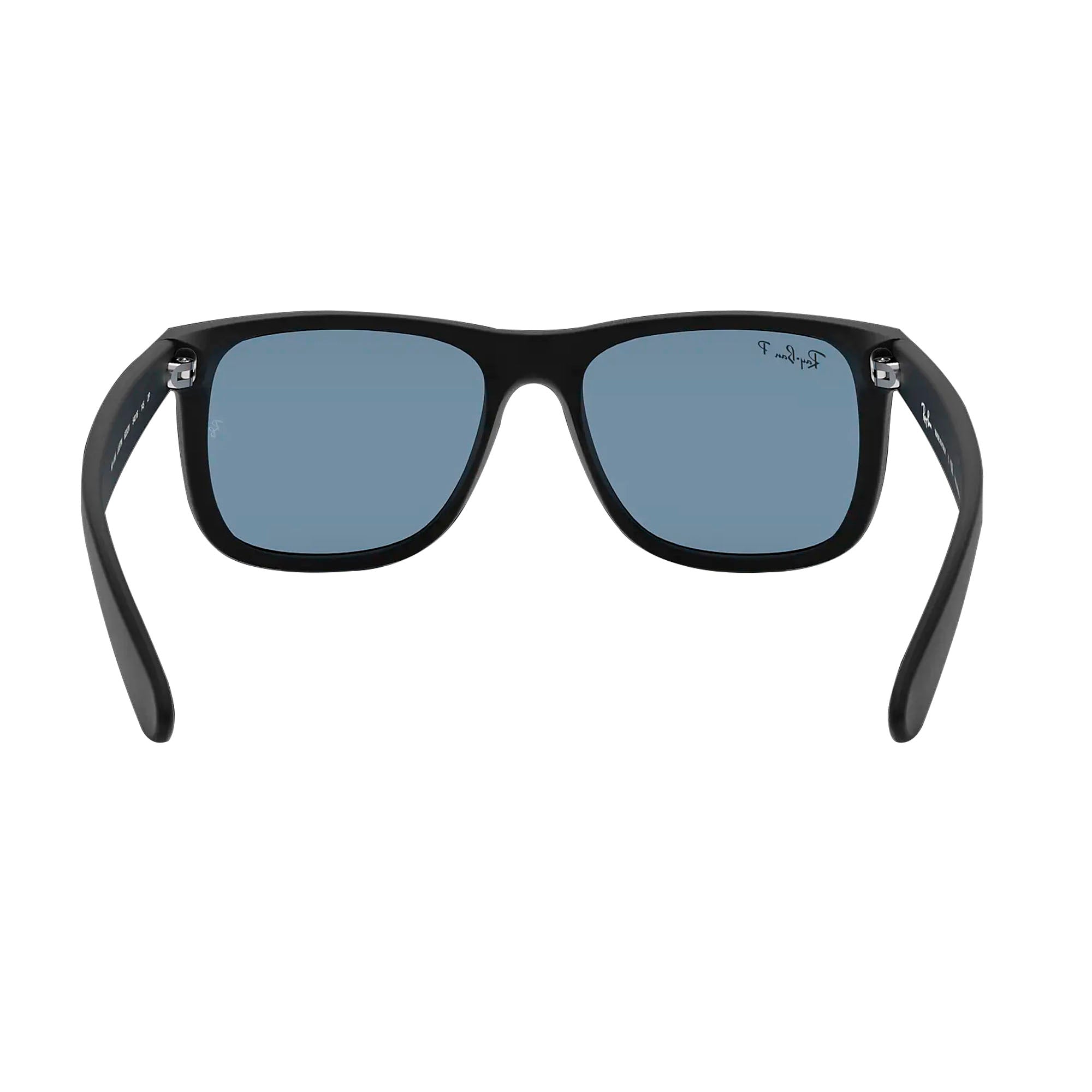 Ray-Ban RB4165-622/2V Justin Classic Sunglasses Black Frame Polarized Blue Classic Lens