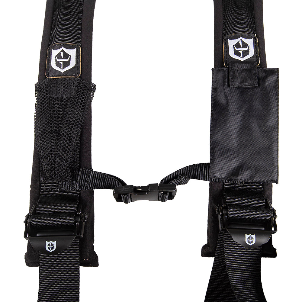 Pro Armor A114220 Black 4-Point Harness 2" Straps, 2 Pack