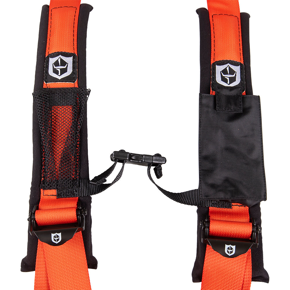 Pro Armor A114220OR Orange 4 Point Harness RZR 1000 900 1000 XP Turbo, (4 Pack)