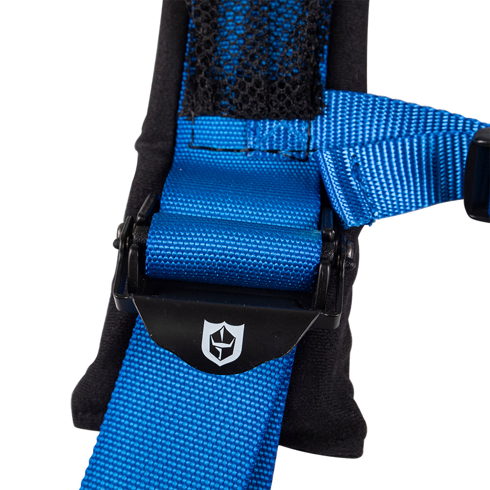 Pro Armor A114220VB Voodoo Blue 4-Point Harness 2" Straps, 2 Pack