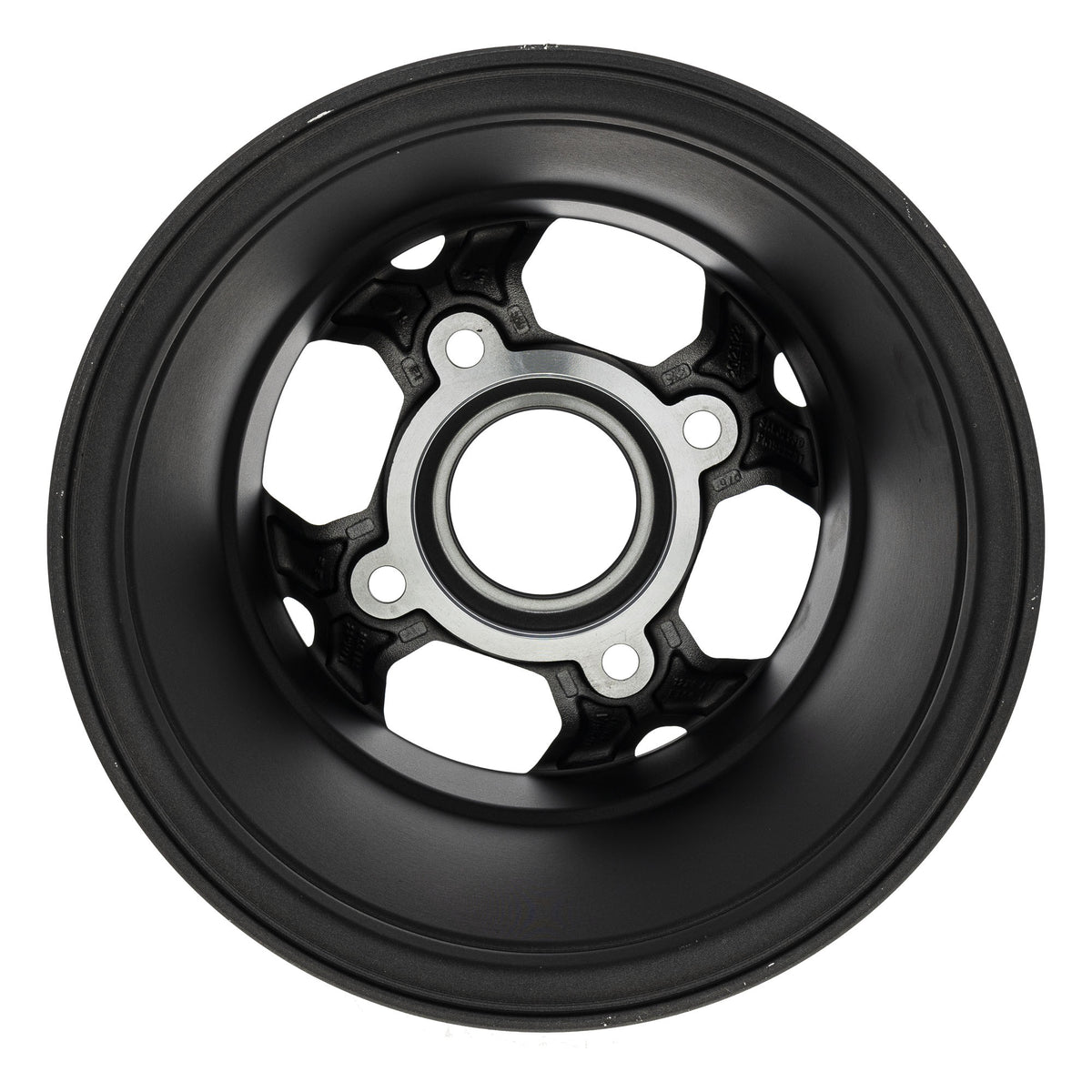 Polaris Flat Black Rear Cast 12X8 Rim 1522231-655 additional view